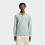 On Courtside Long-T Polo Mineral | Tide