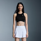 On Court Crop Top Black
