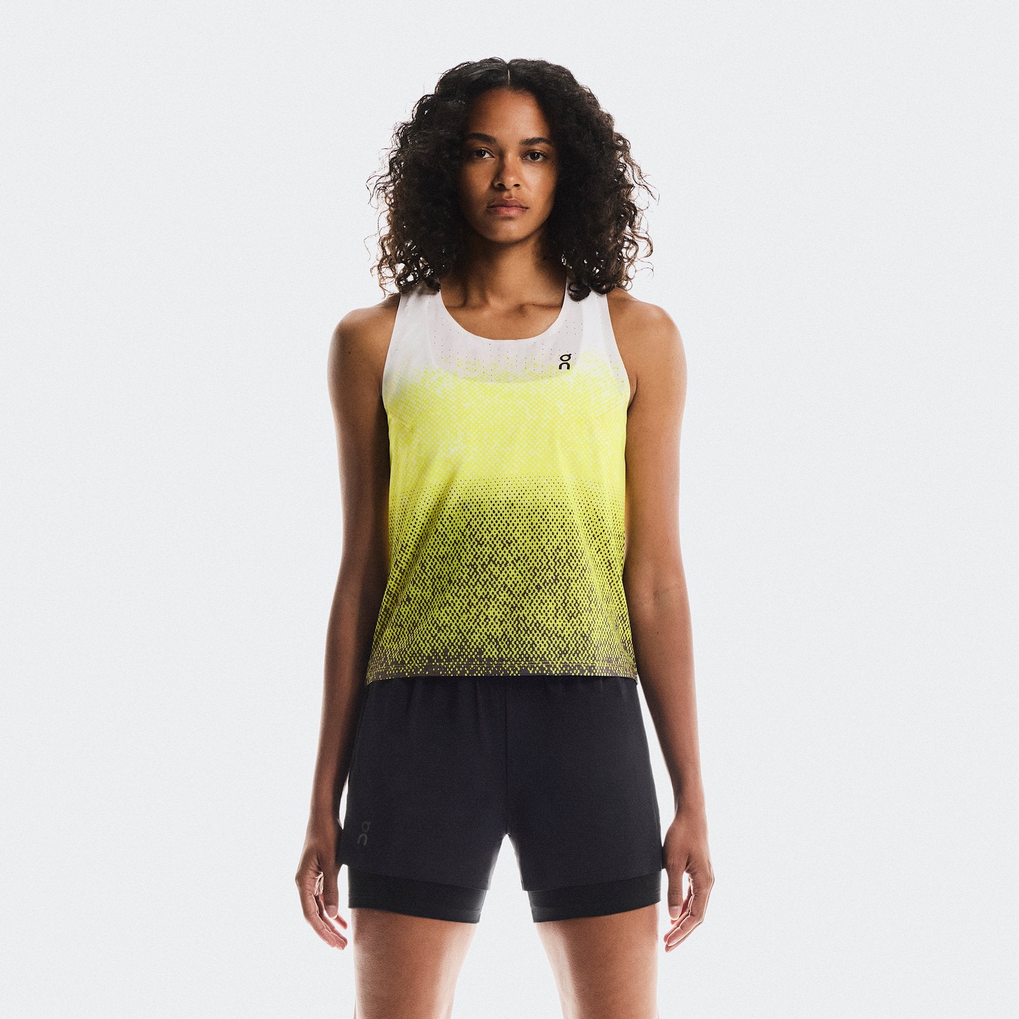 On Race Singlet Lime