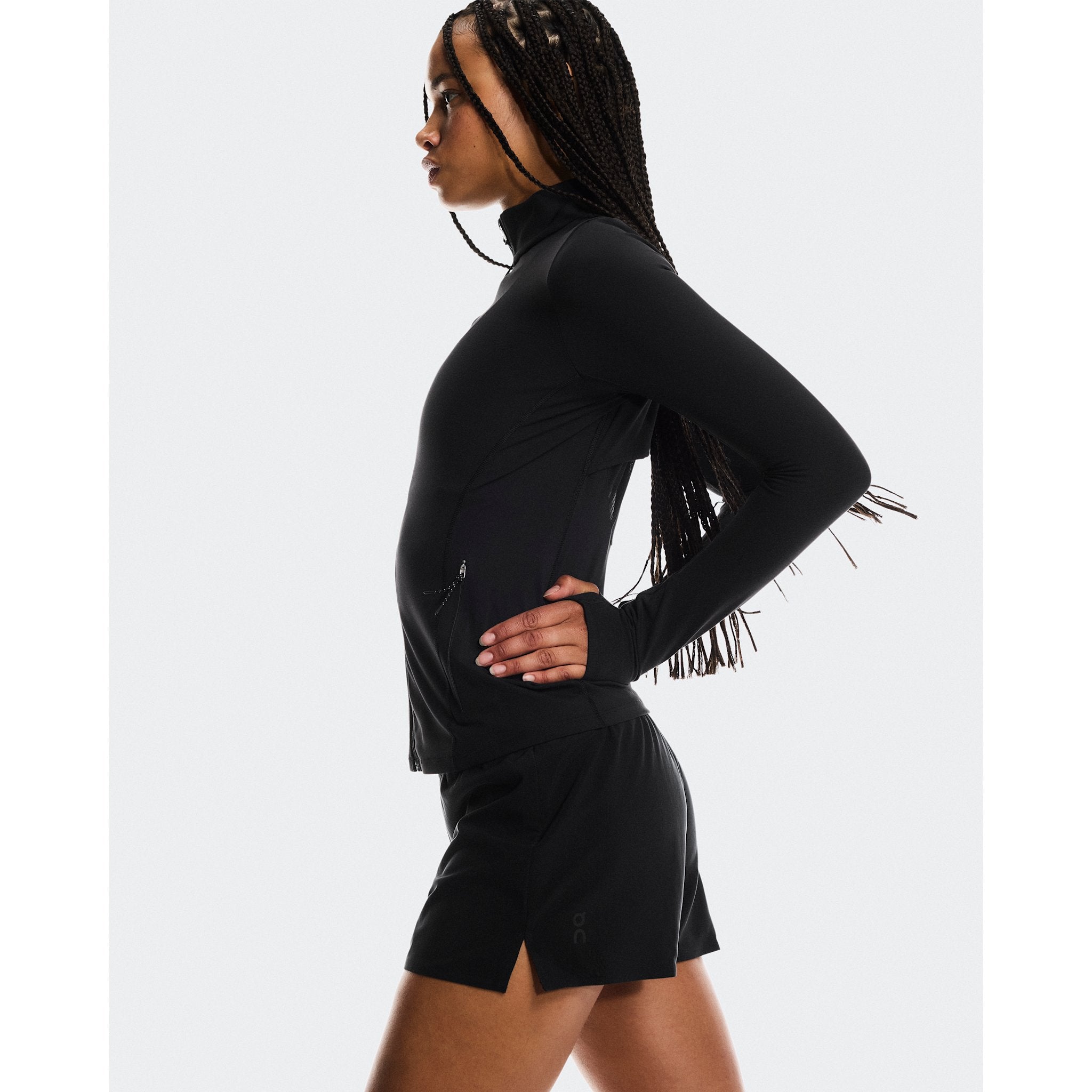 On Mesh Shorts Black