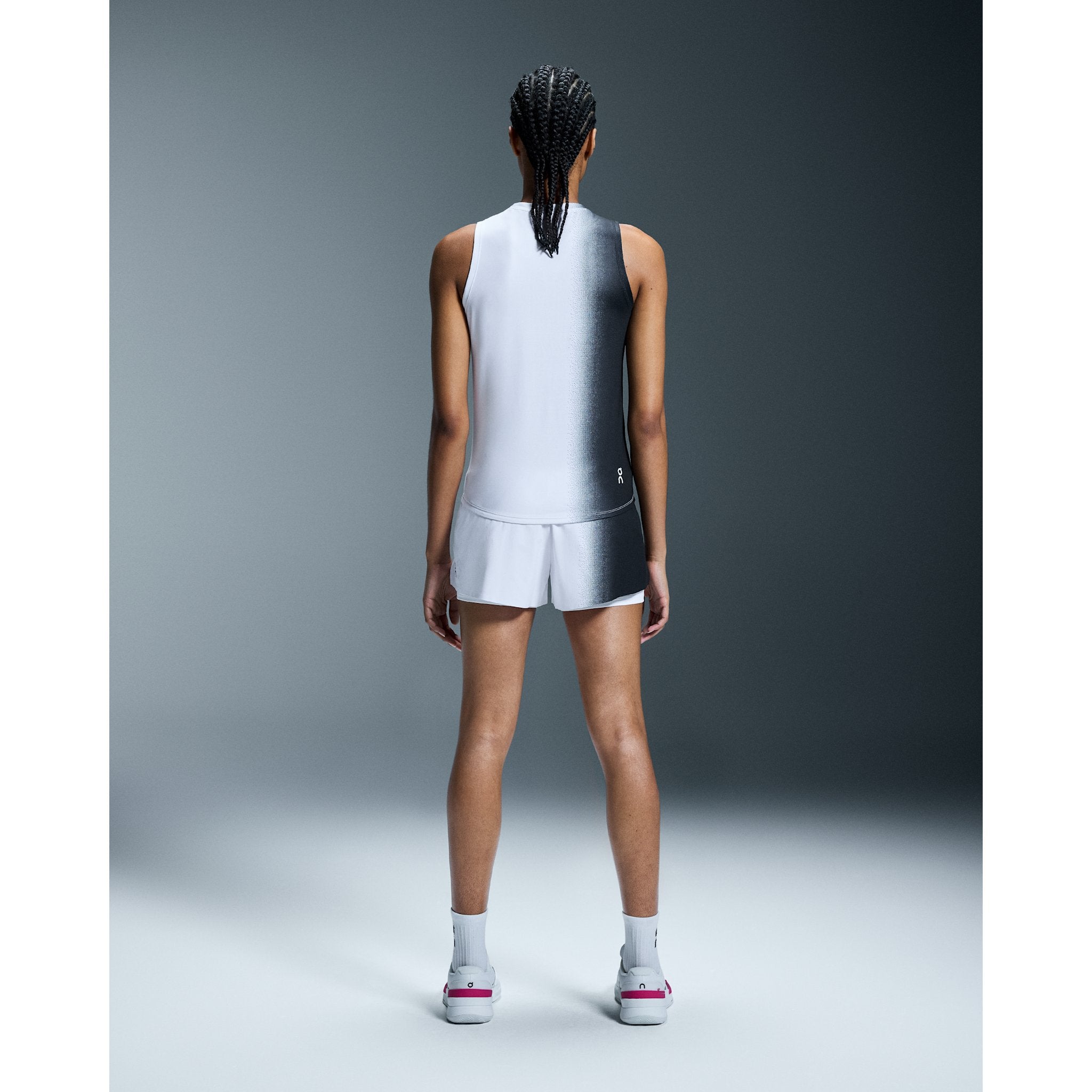 On Court Tank Black | White