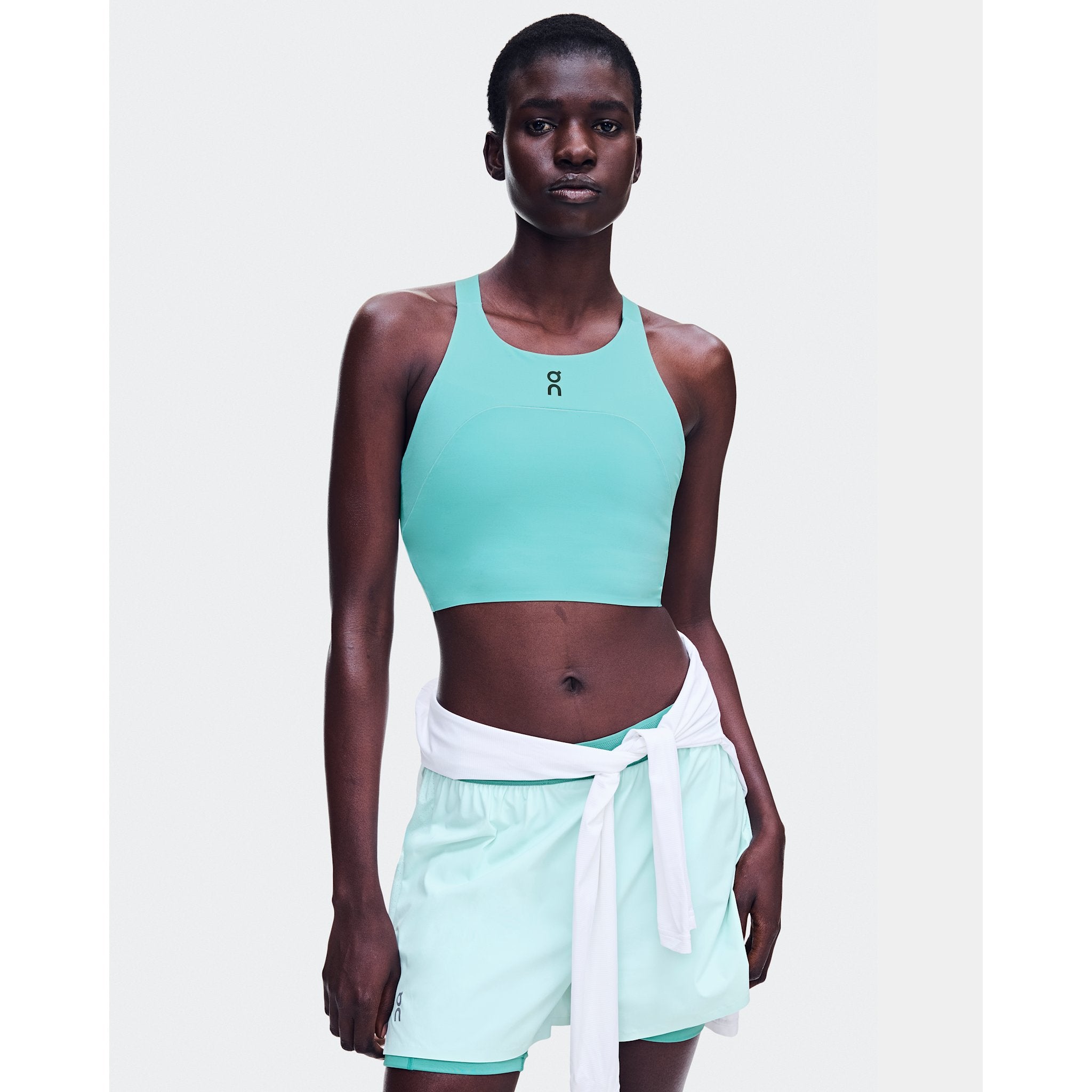 On Performance Crop Aquamarine