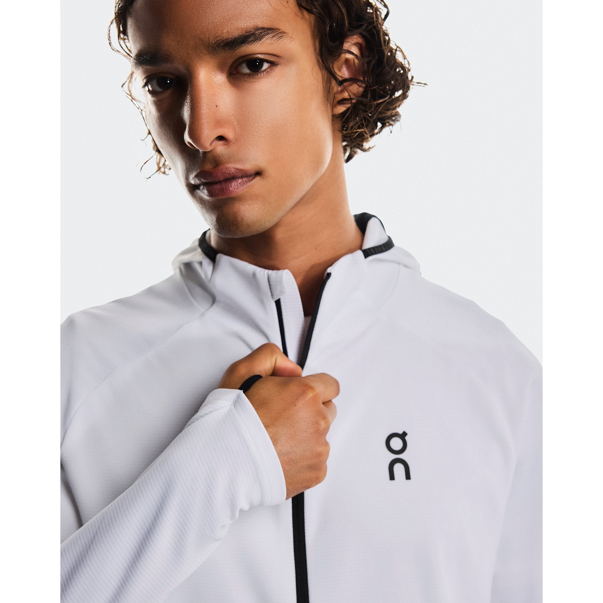 On Climate Zip Hoodie White