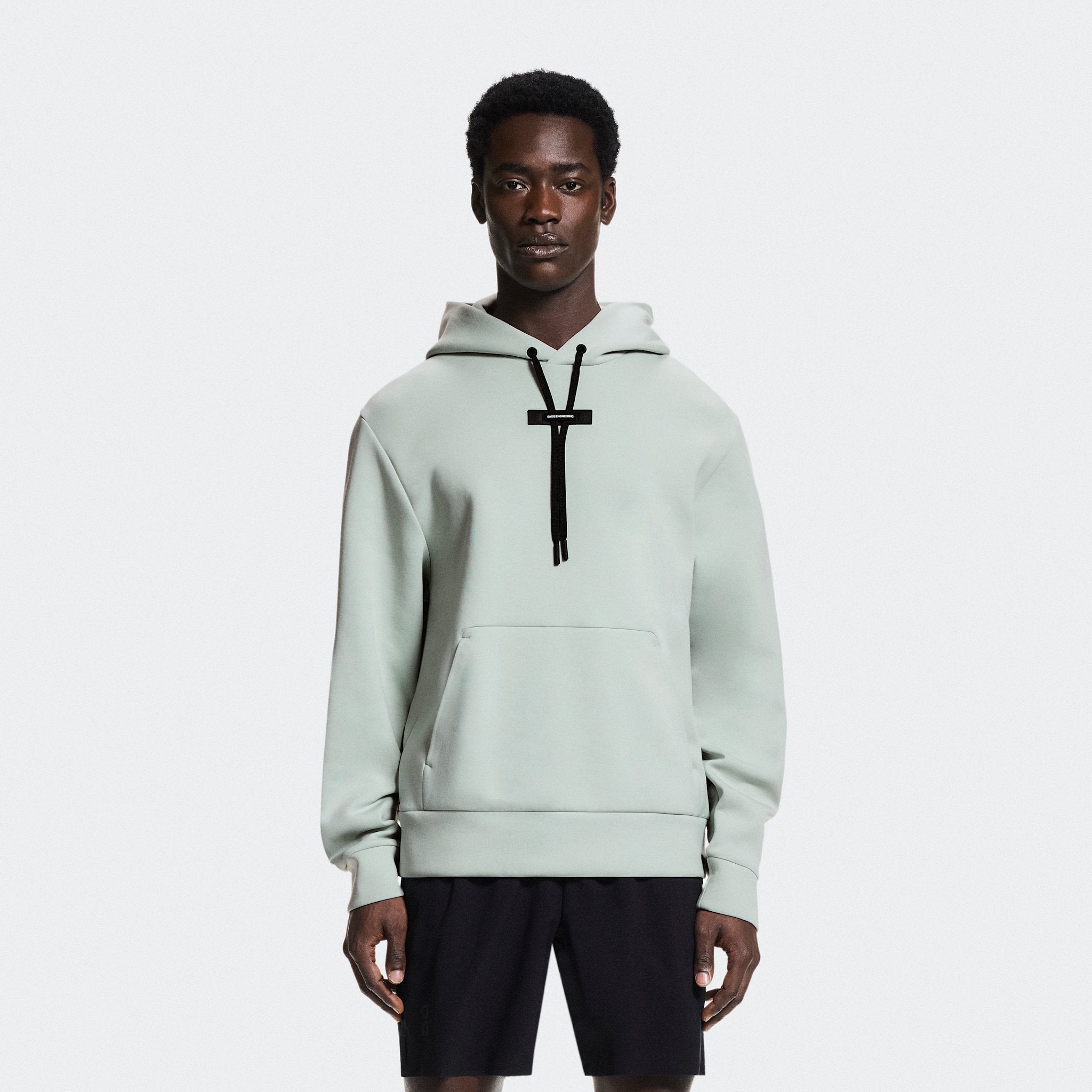 On Focus Tech Hoodie Mineral
