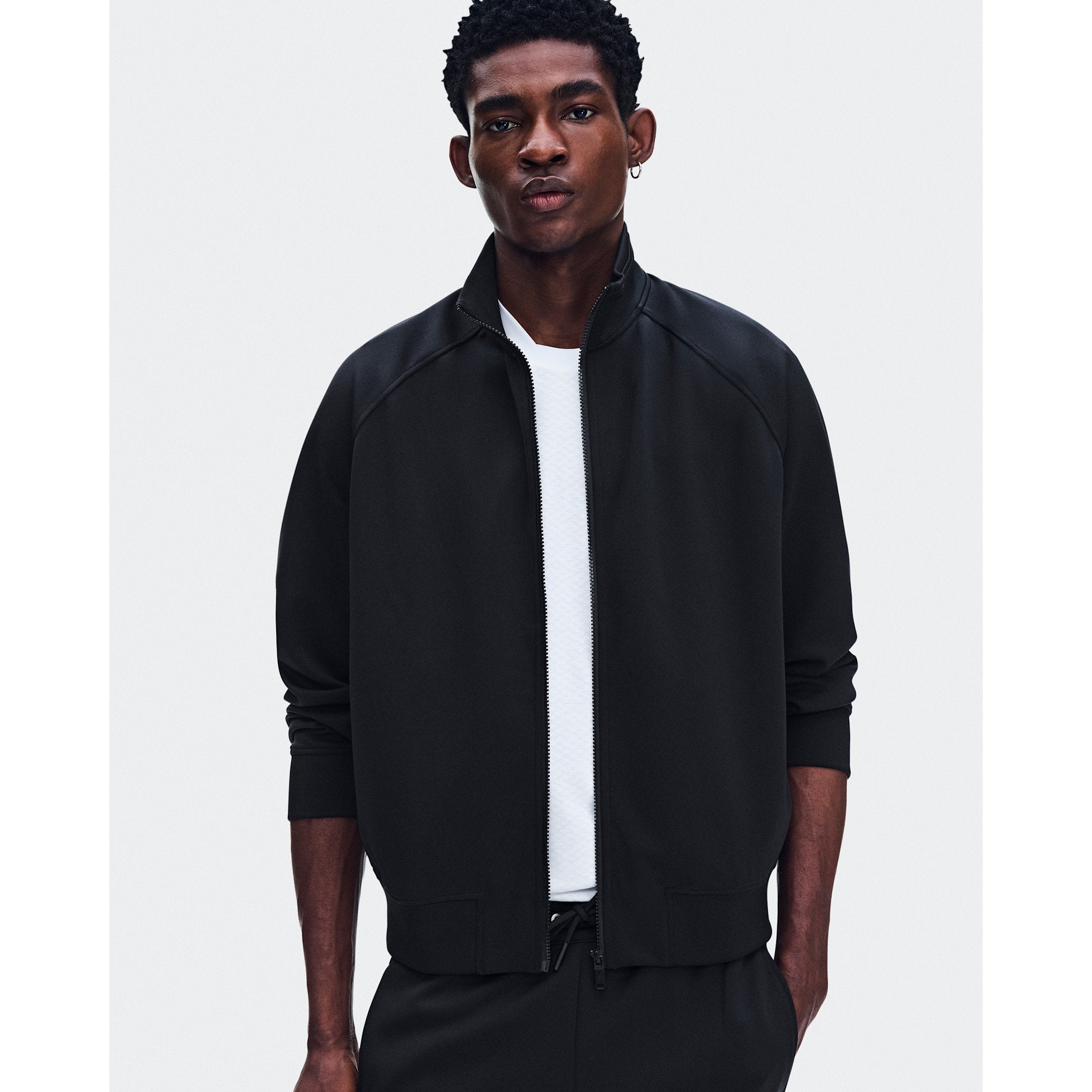 On Courtside Full-Zip Black