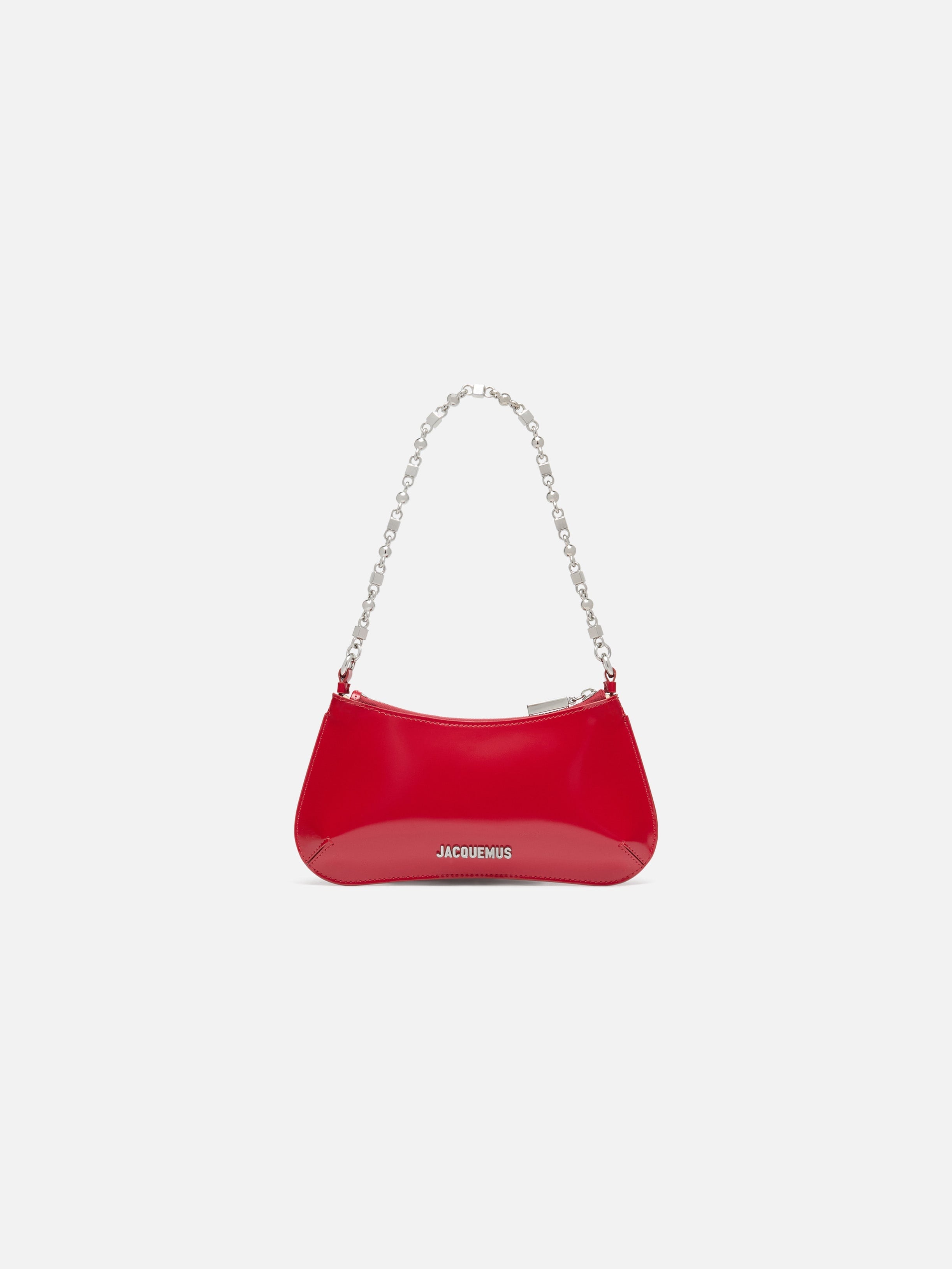 Jacquemus The Small Bisou Chaine Small Shoulder Bag Red