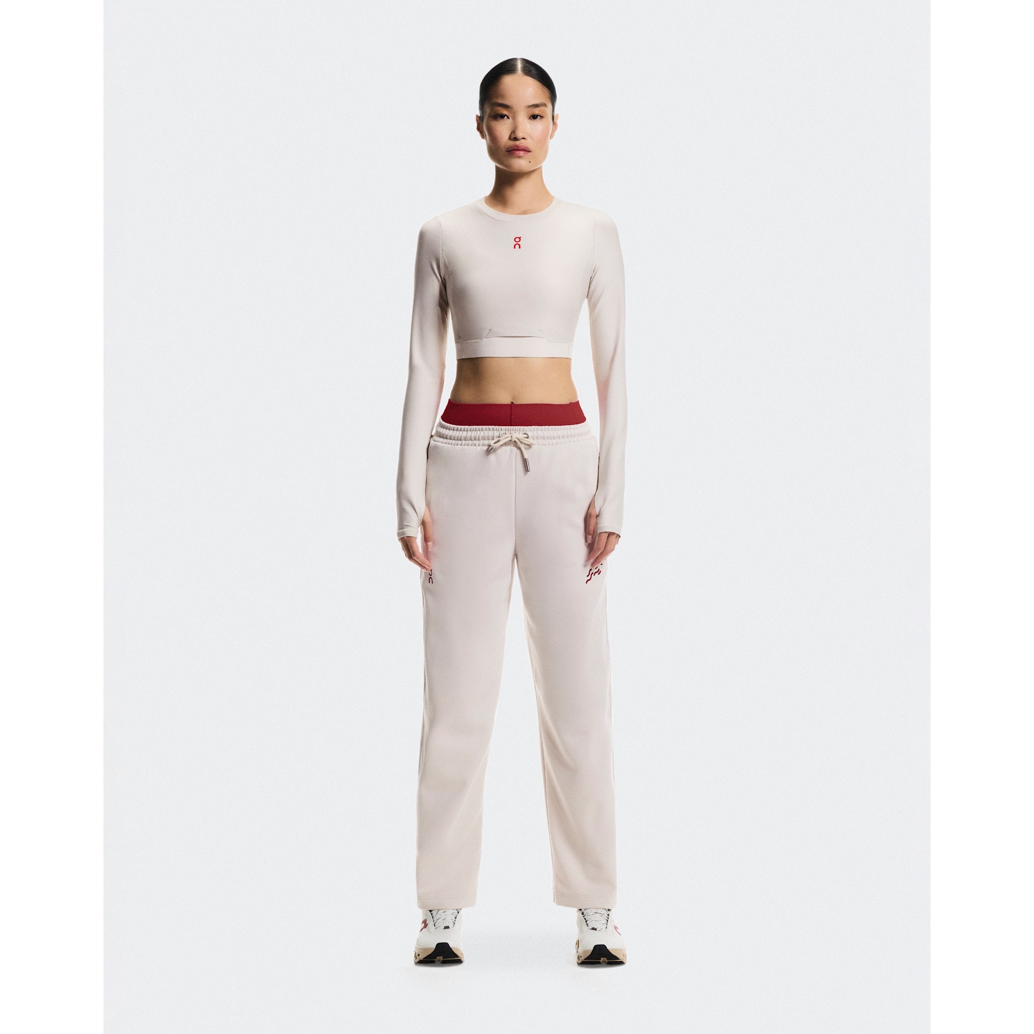 On Train Long Sleeve Crop Year of the Horse Pearl