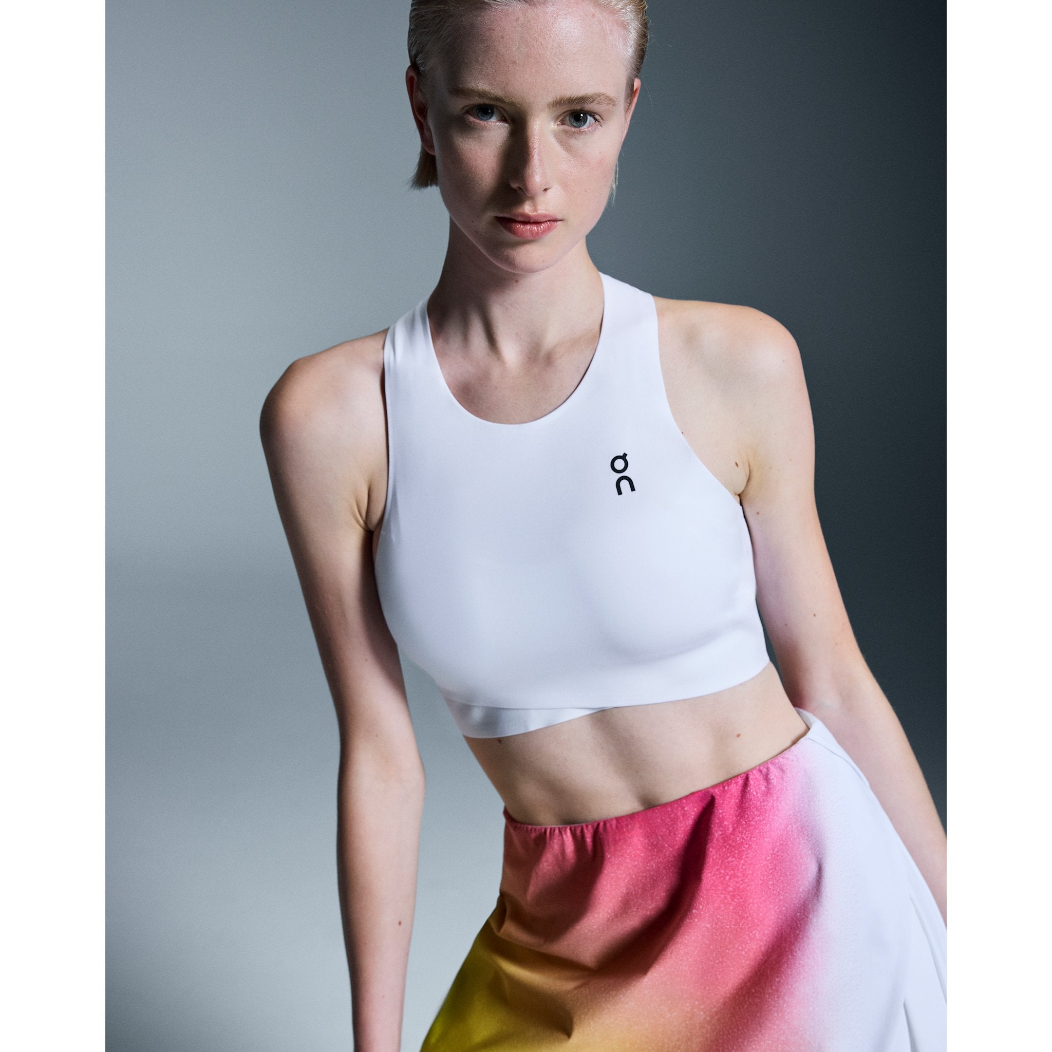 On Court Crop Top White