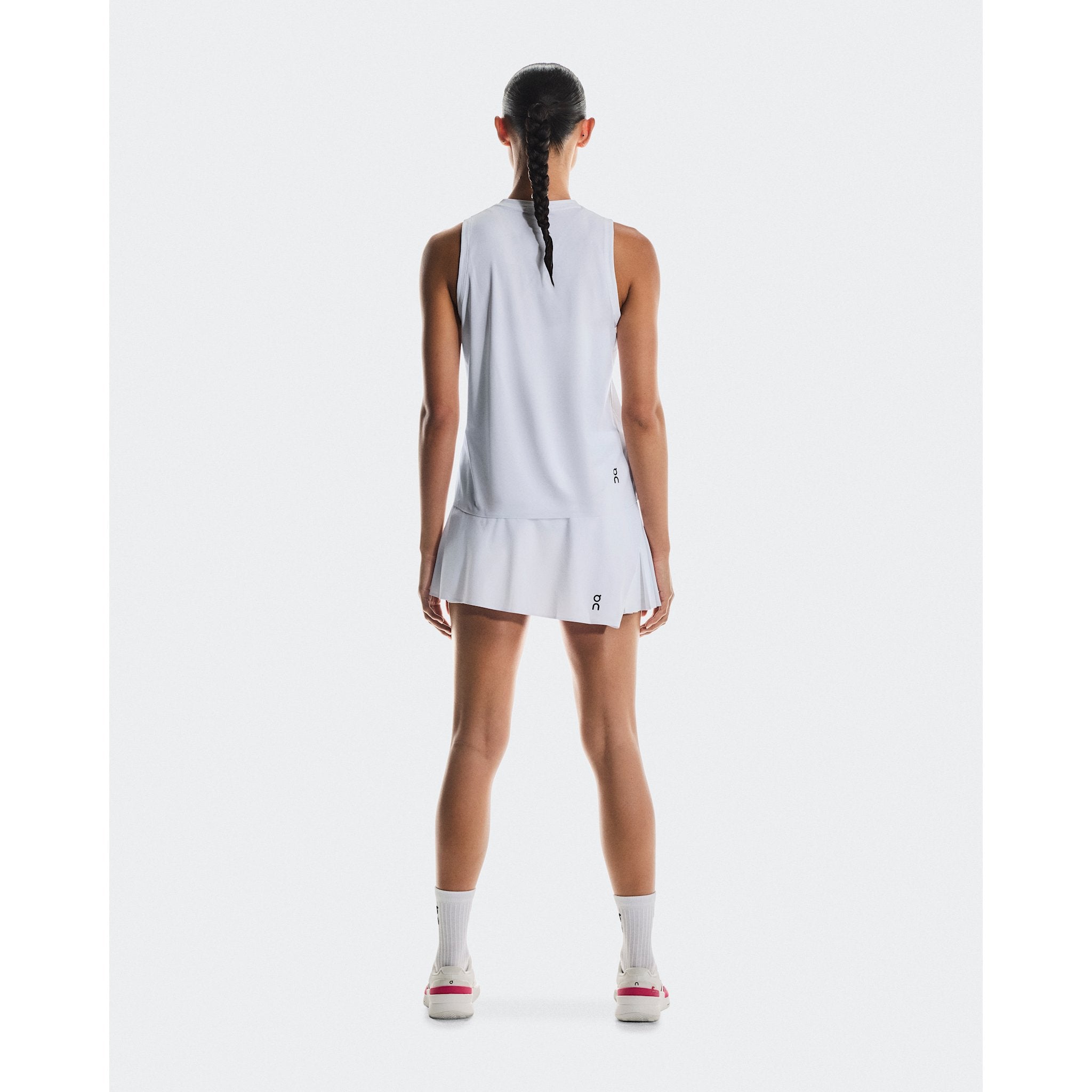 On Court Skirt Side Pleat White