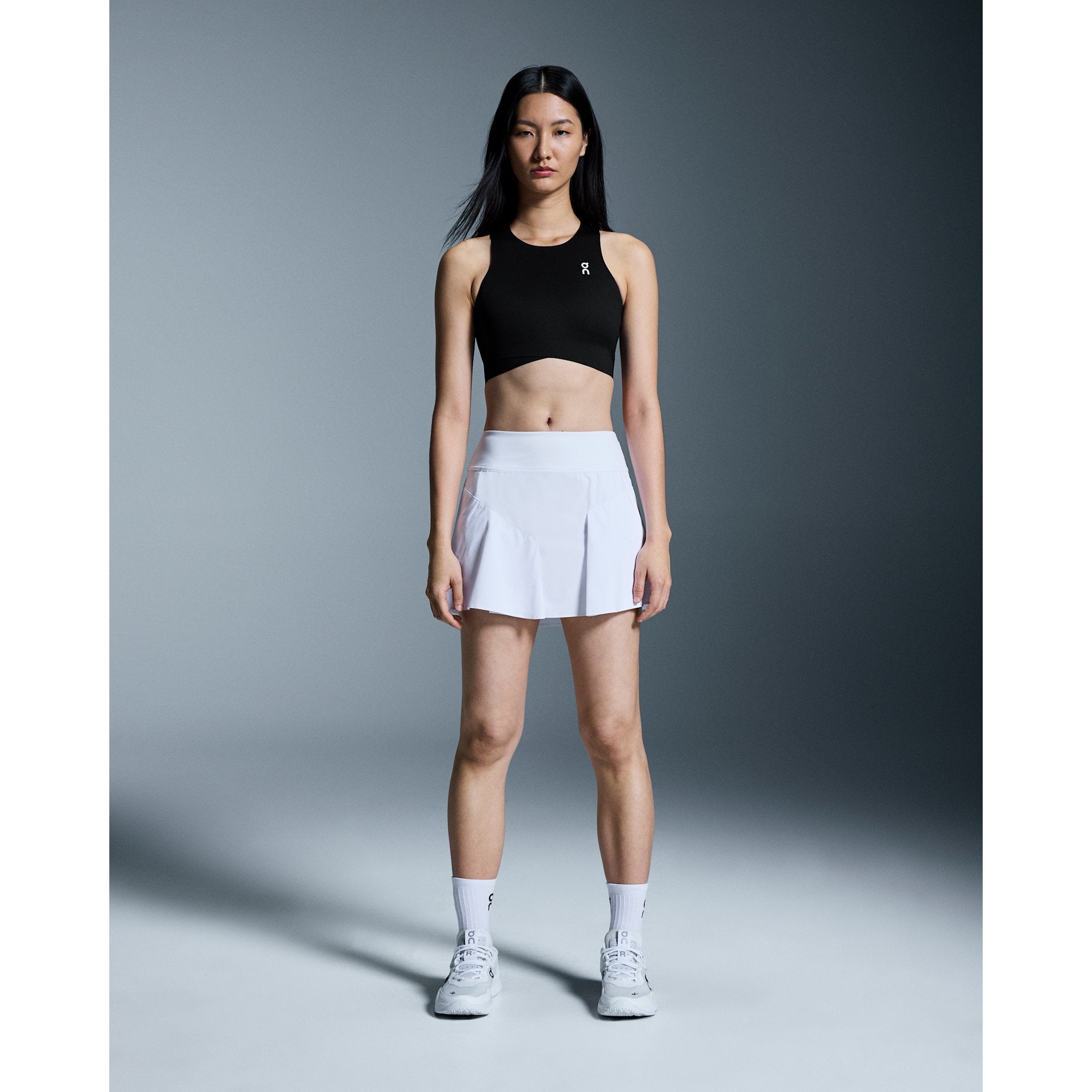On Court Crop Top Black