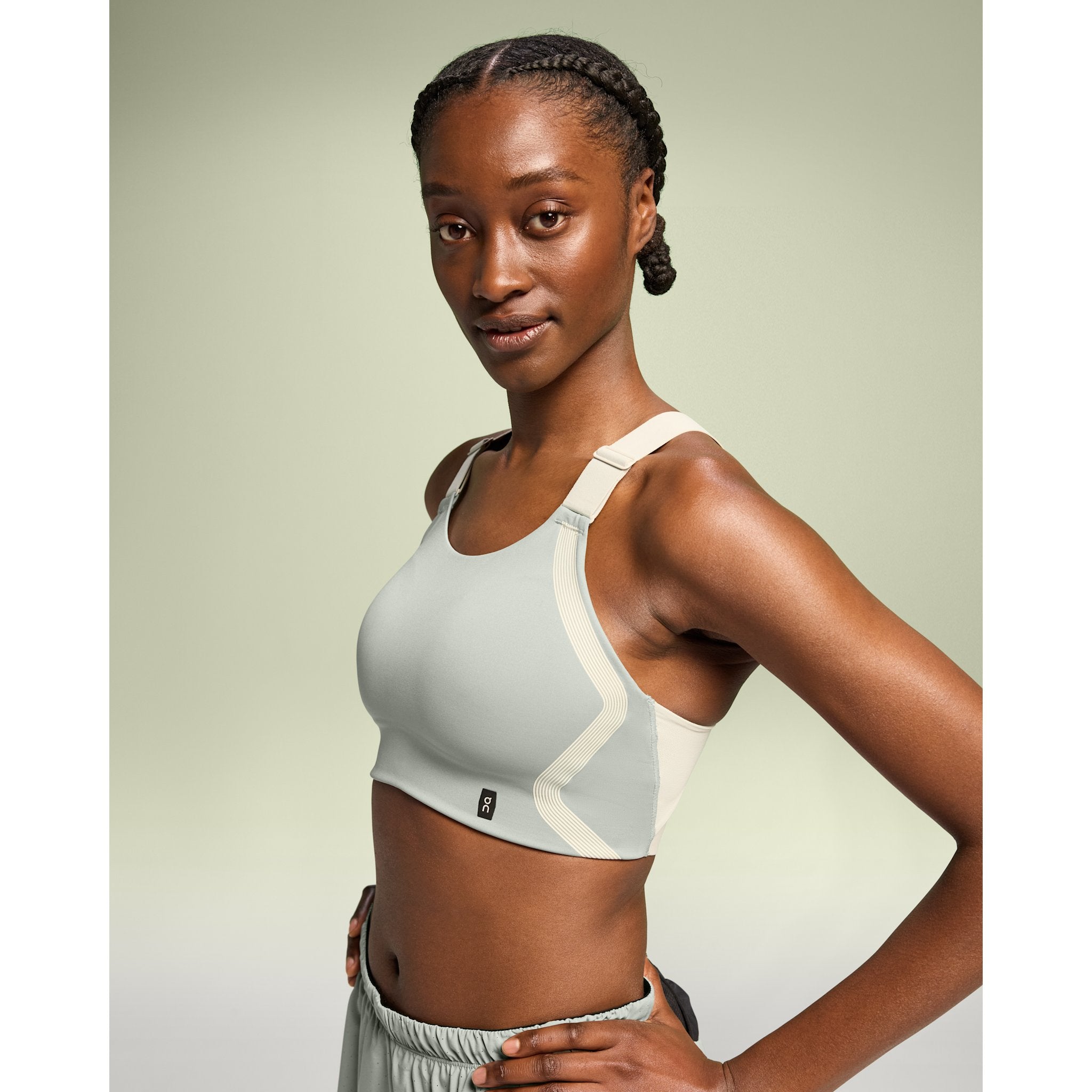On Performance Flex Bra Cobble | Glacier