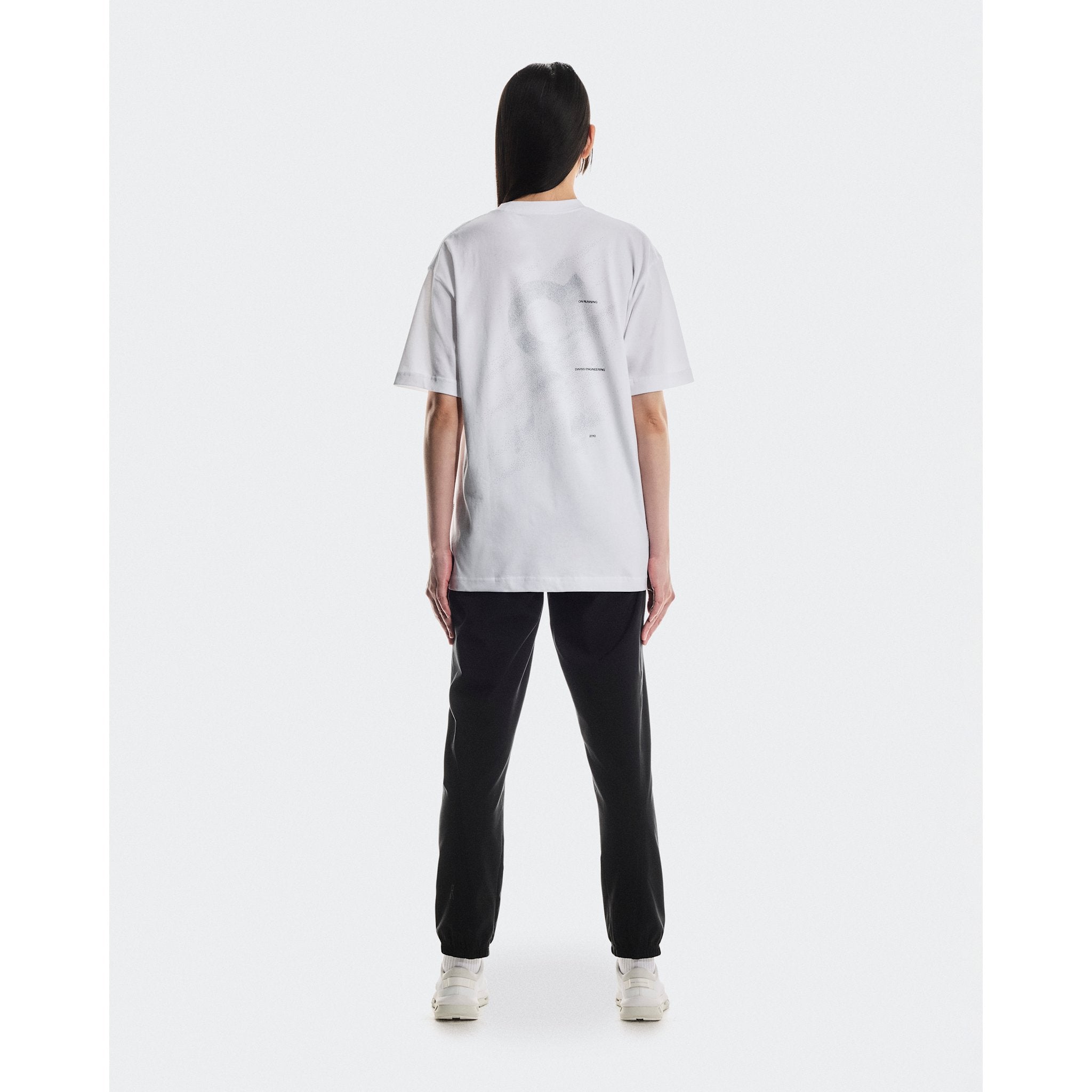 On Club T Graphic White | Blue