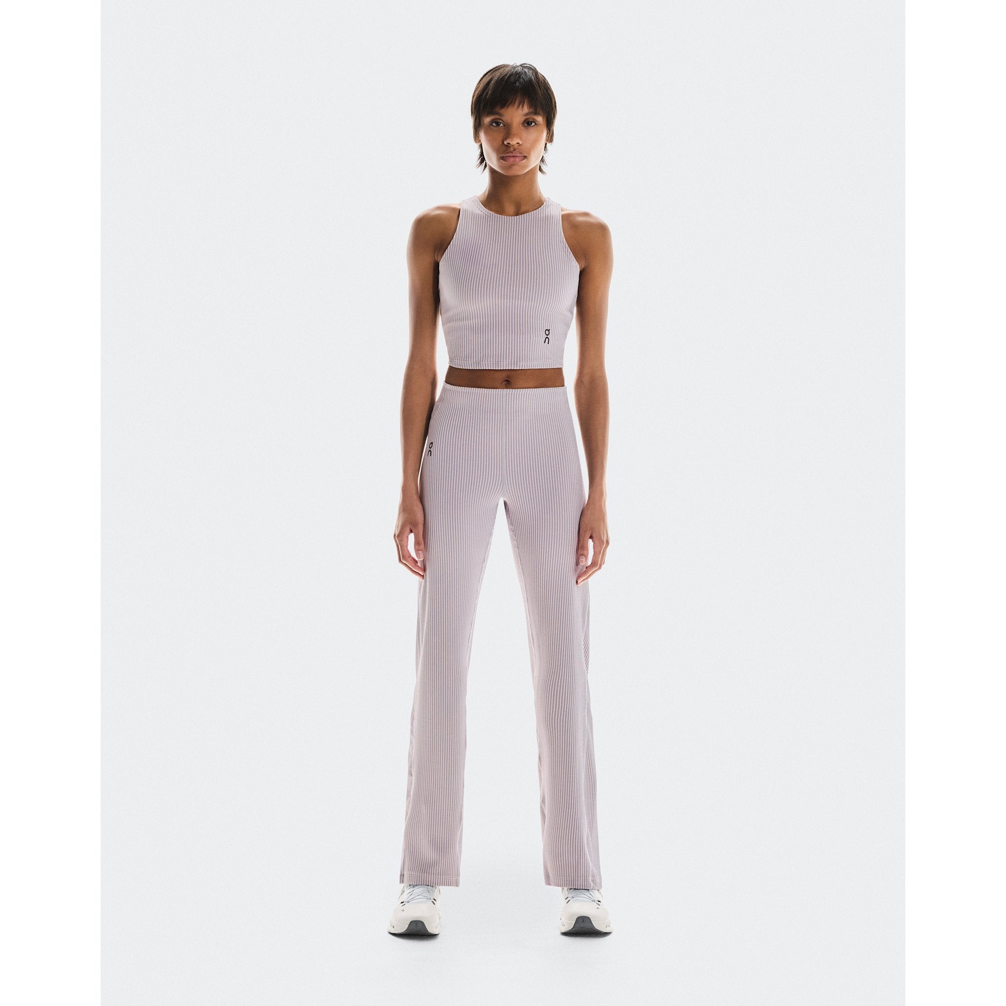 On All-Day Ribbed Crop Orchid | Lilac