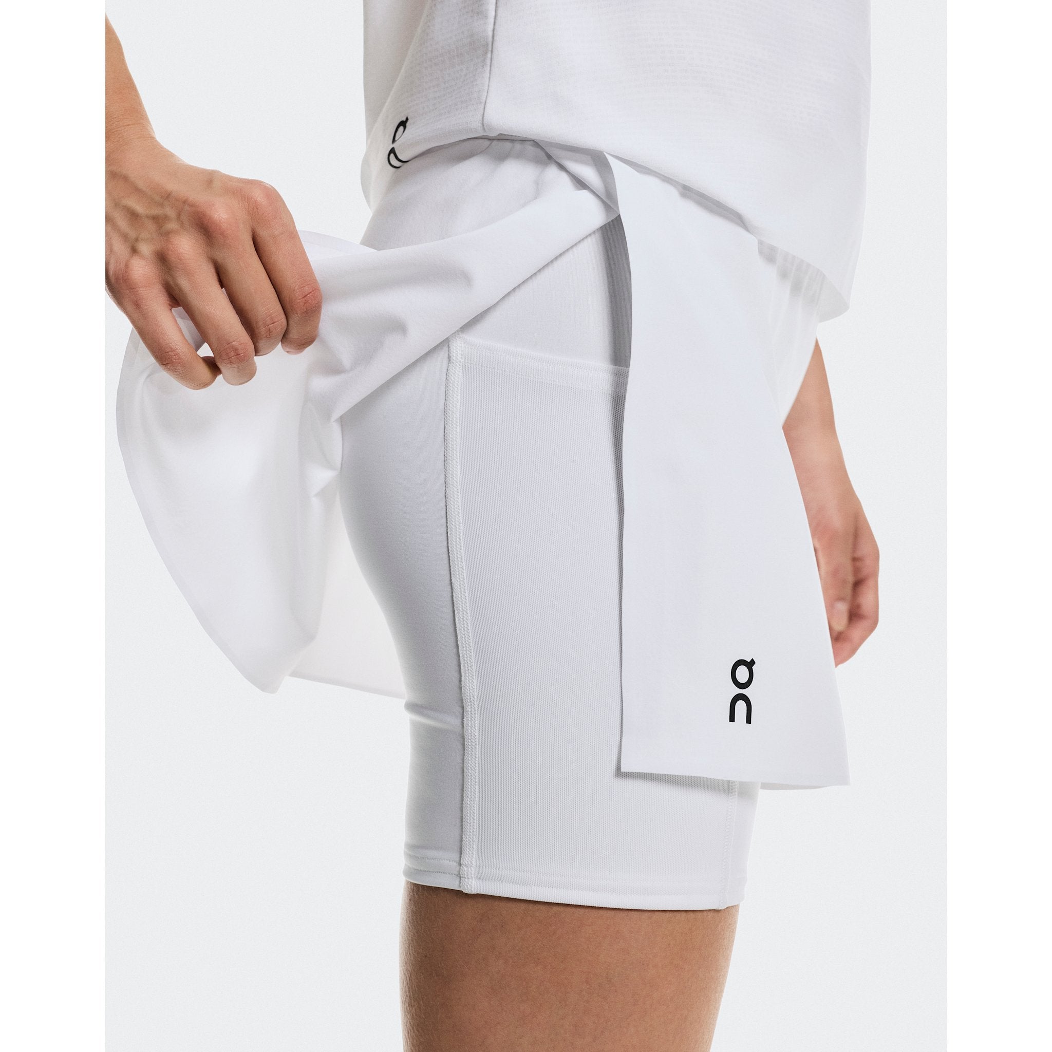 On Court Skirt Split White