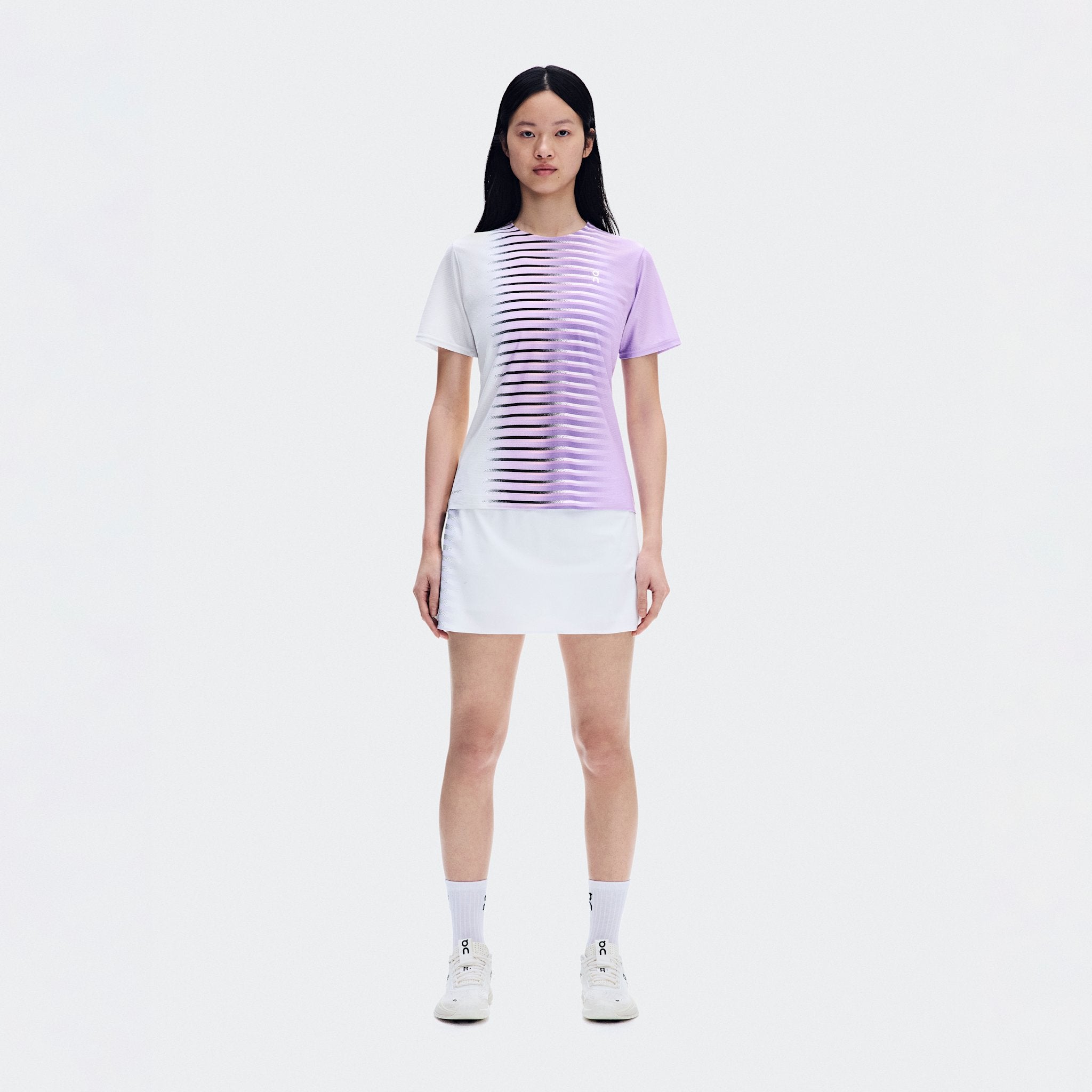 On Court-T Edge Bloom | White