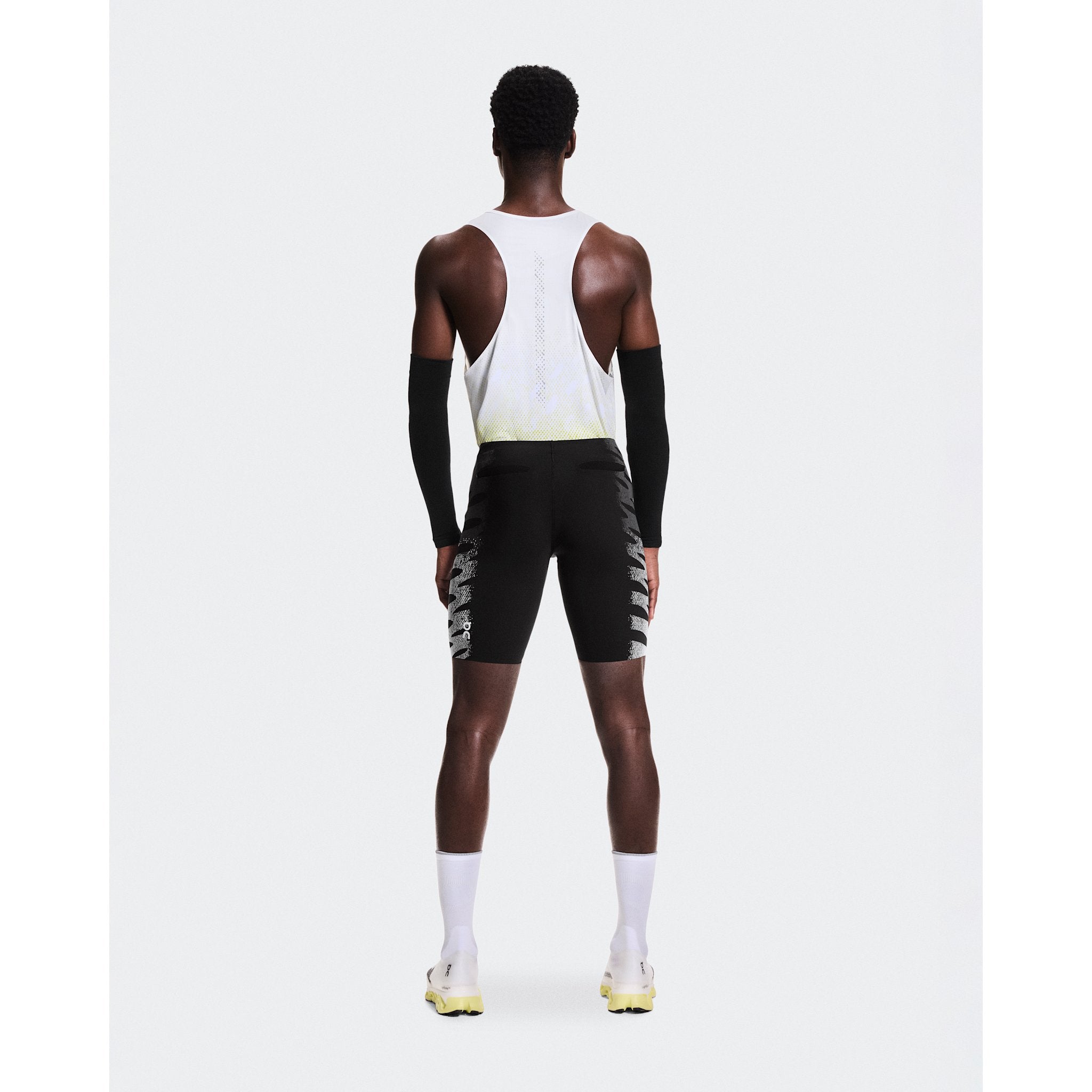 On Zero Half Tights Iron | White
