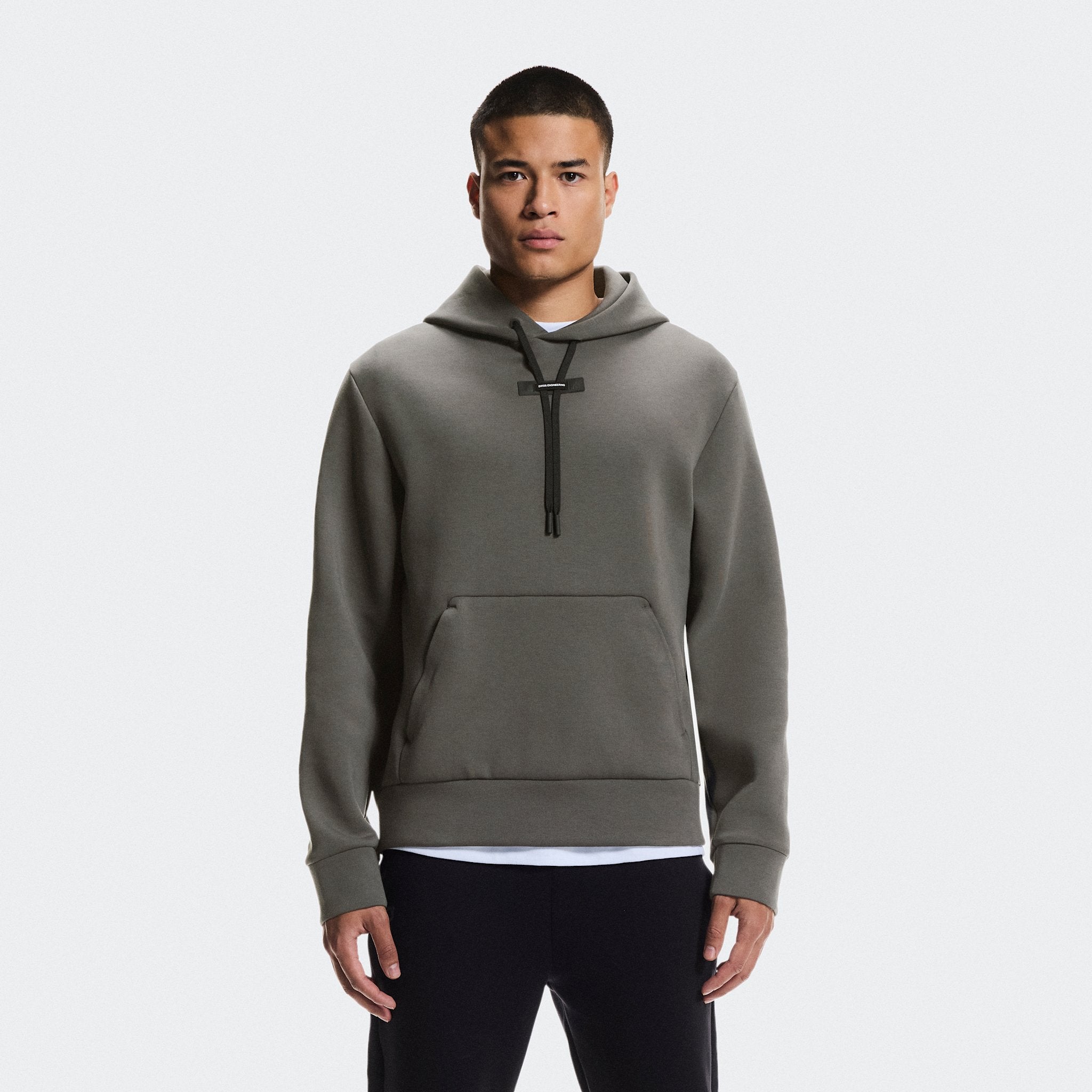On Focus Tech Hoodie Shadow
