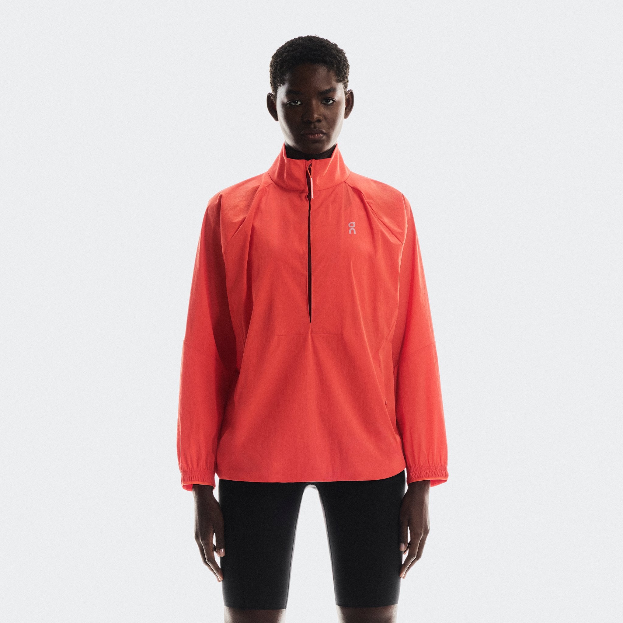 On All-Day 1/2 Zip Jacket Coral