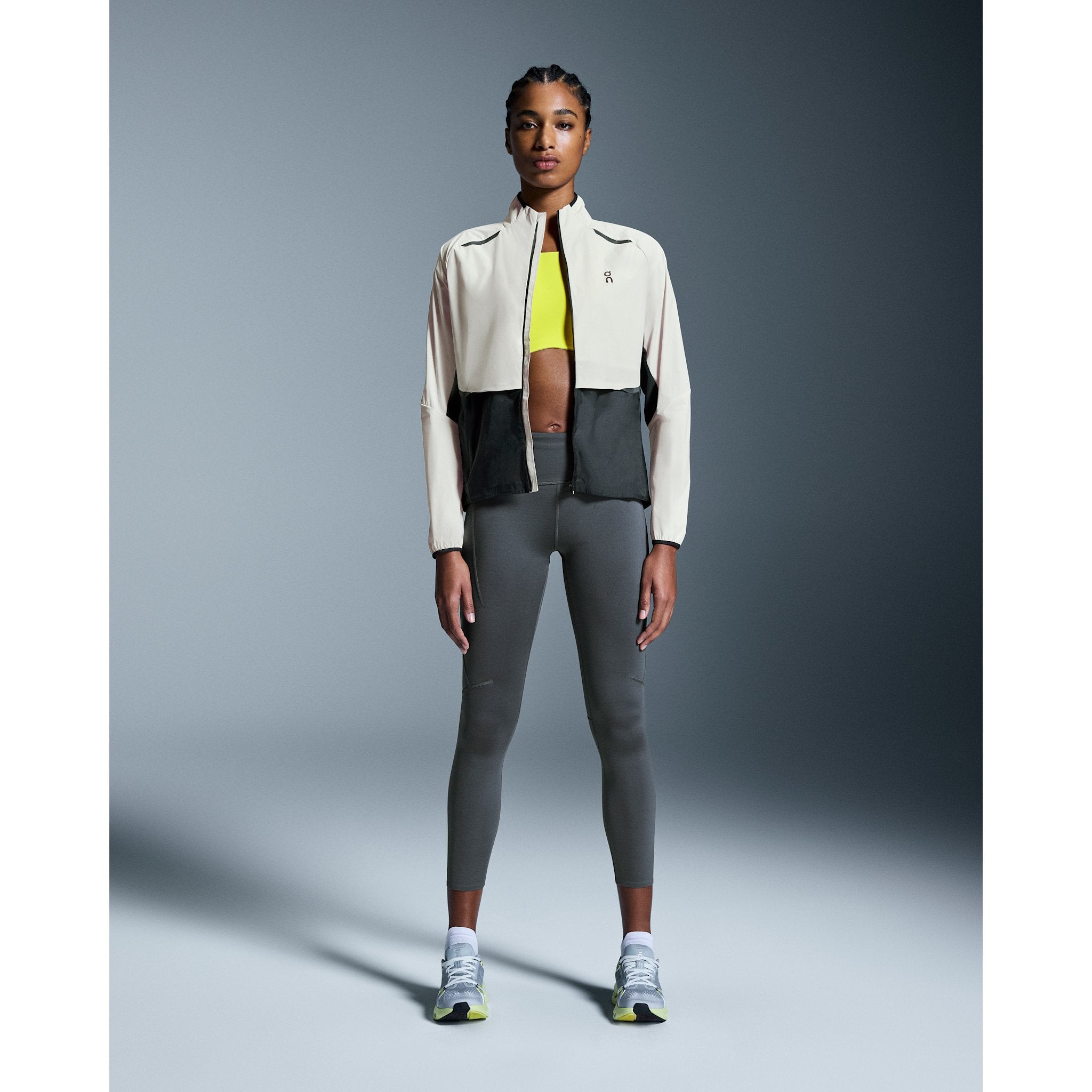 On Weather Jacket Silver | Eclipse