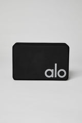 Alo Yoga Uplifting Yoga Block - Black/Silver