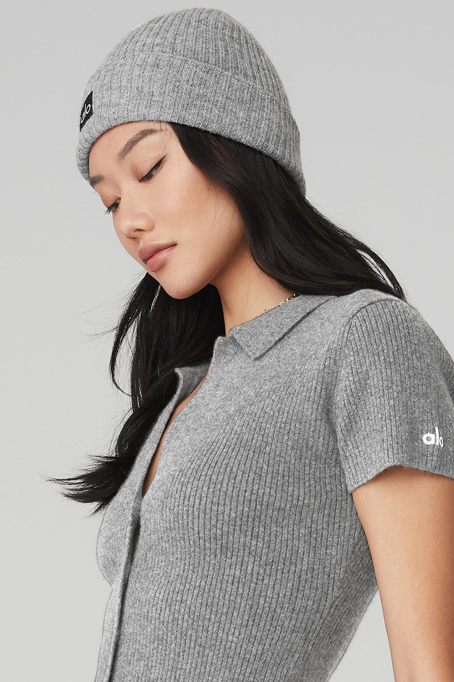 Alo Yoga Cashmere Beanie - Dove Grey Heather