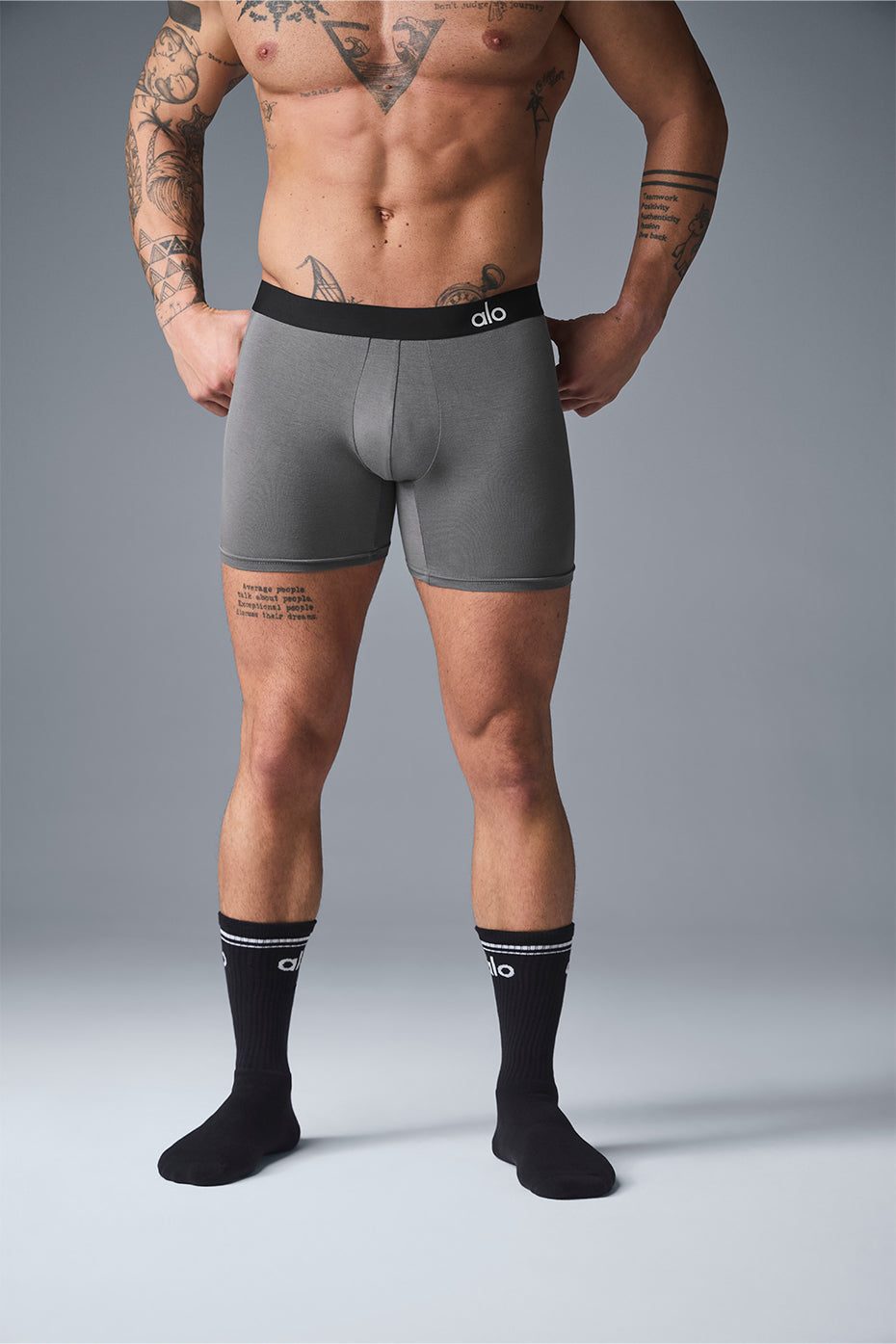 Alo Yoga Day and Night Boxer - Grey