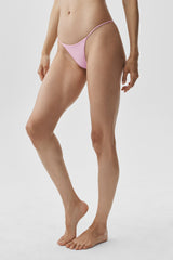 Alo Yoga Airmesh Venus Thong - Pink Marshmallow