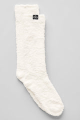 Alo Yoga Women's Plush Lush Sock - Ivory