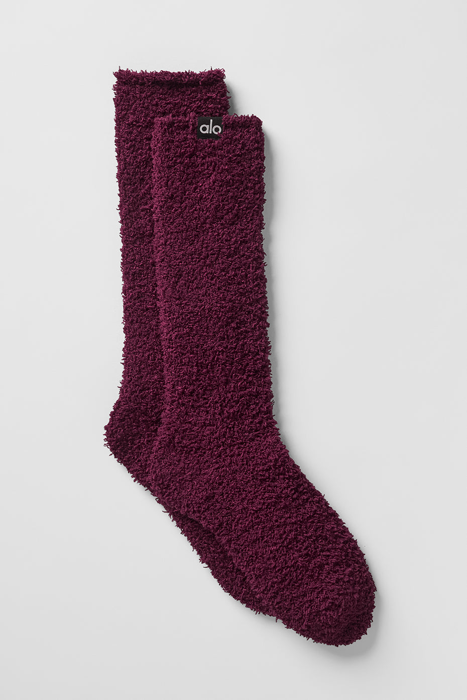 Alo Yoga Women's Plush Lush Sock - Burgundy