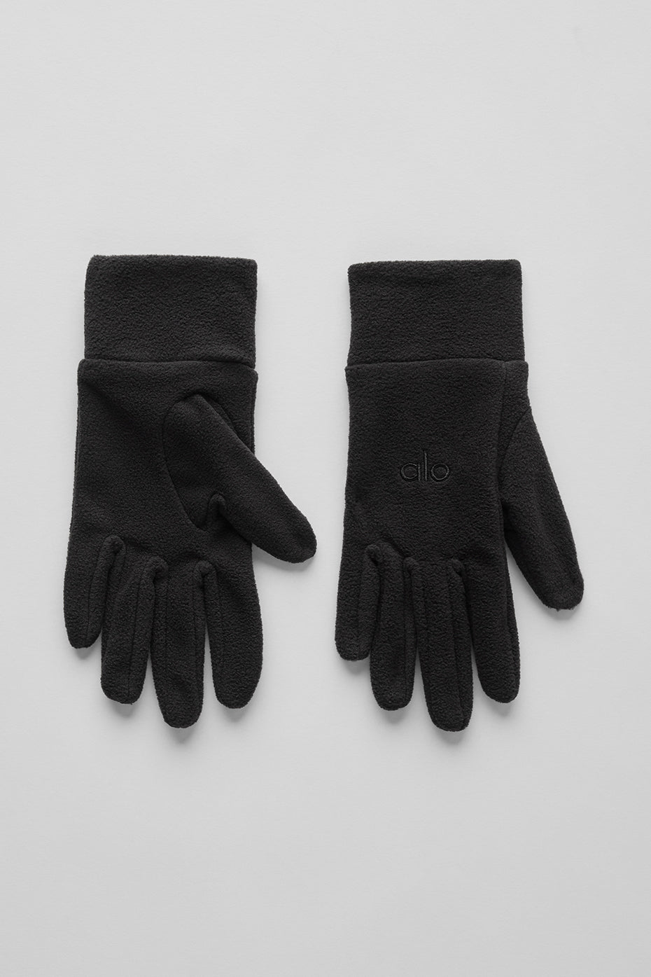 Alo Yoga Performance Fleece Gloves - Black/Black