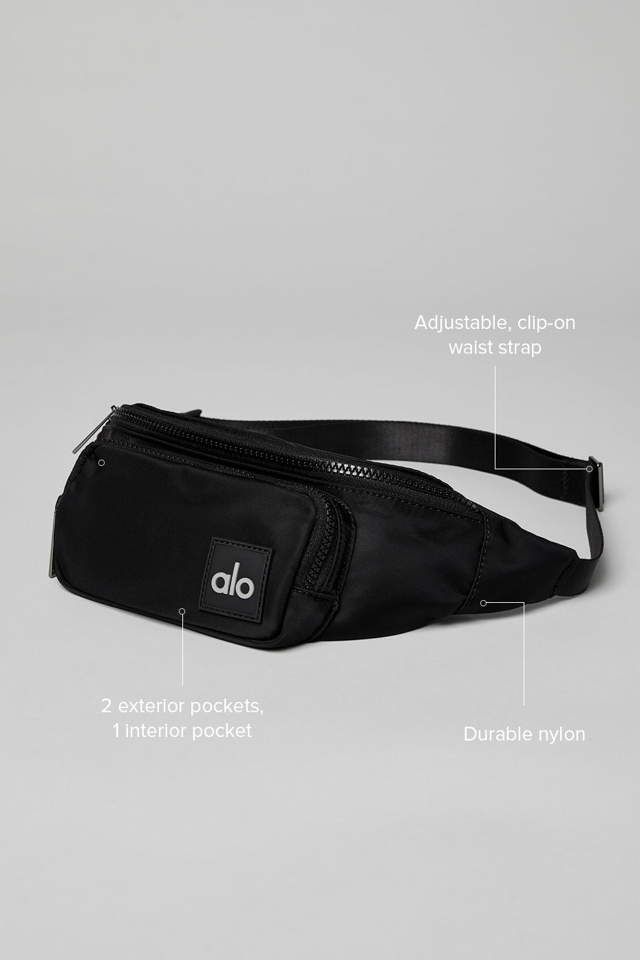 Alo Yoga Explorer Fanny Pack - Black