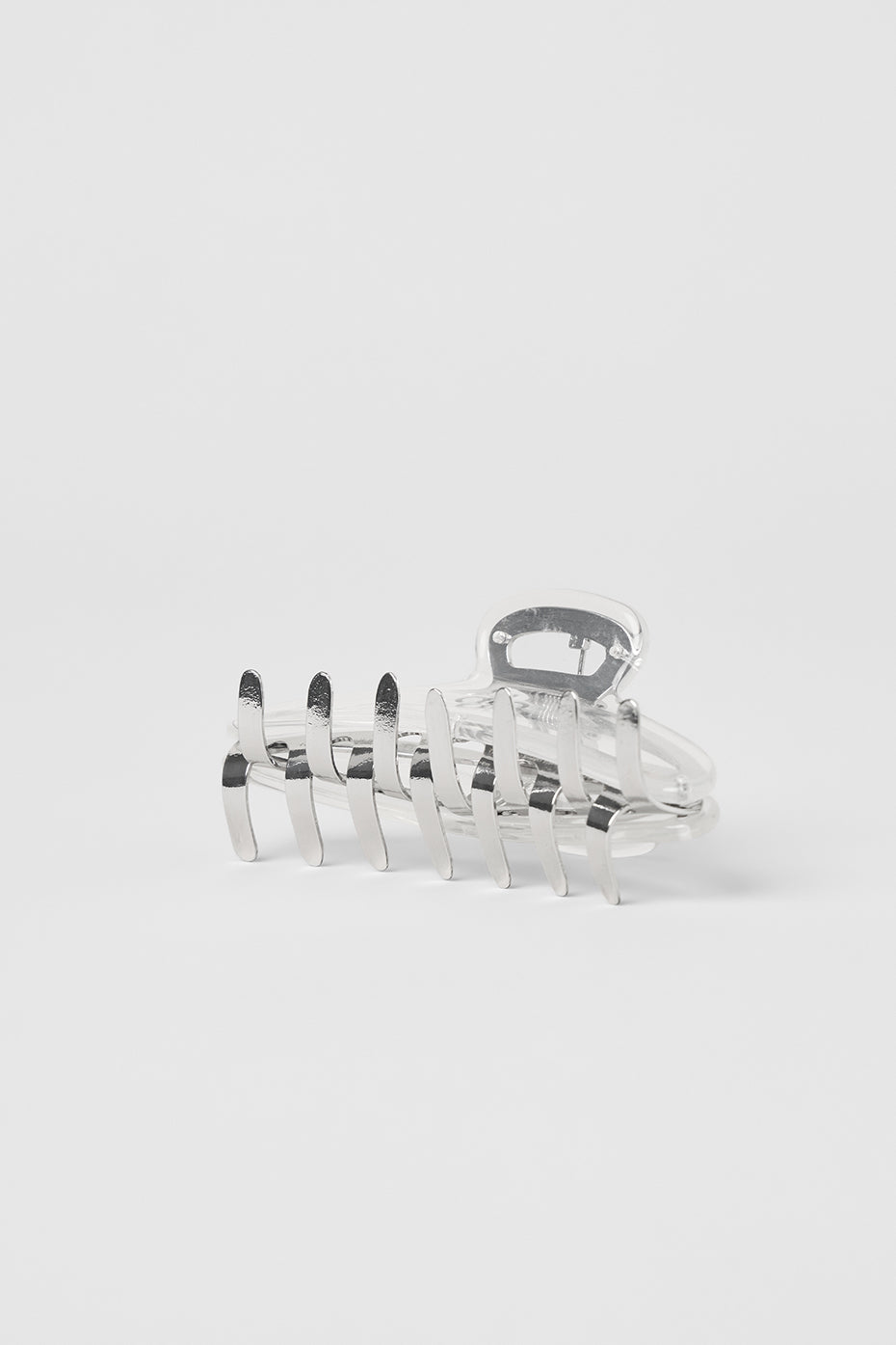 Alo Yoga Acrylic Illusion Claw Clip - Clear Acetate/Chrome