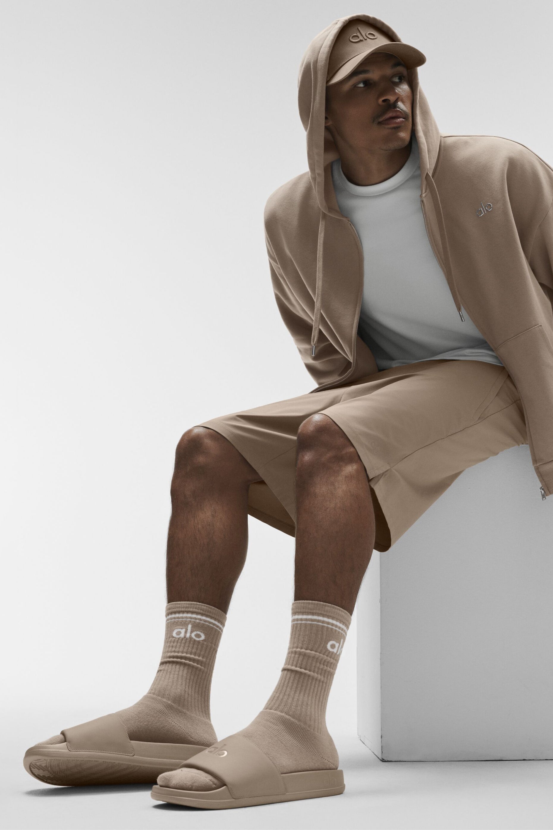 Alo Yoga Unisex It Slide - Gravel