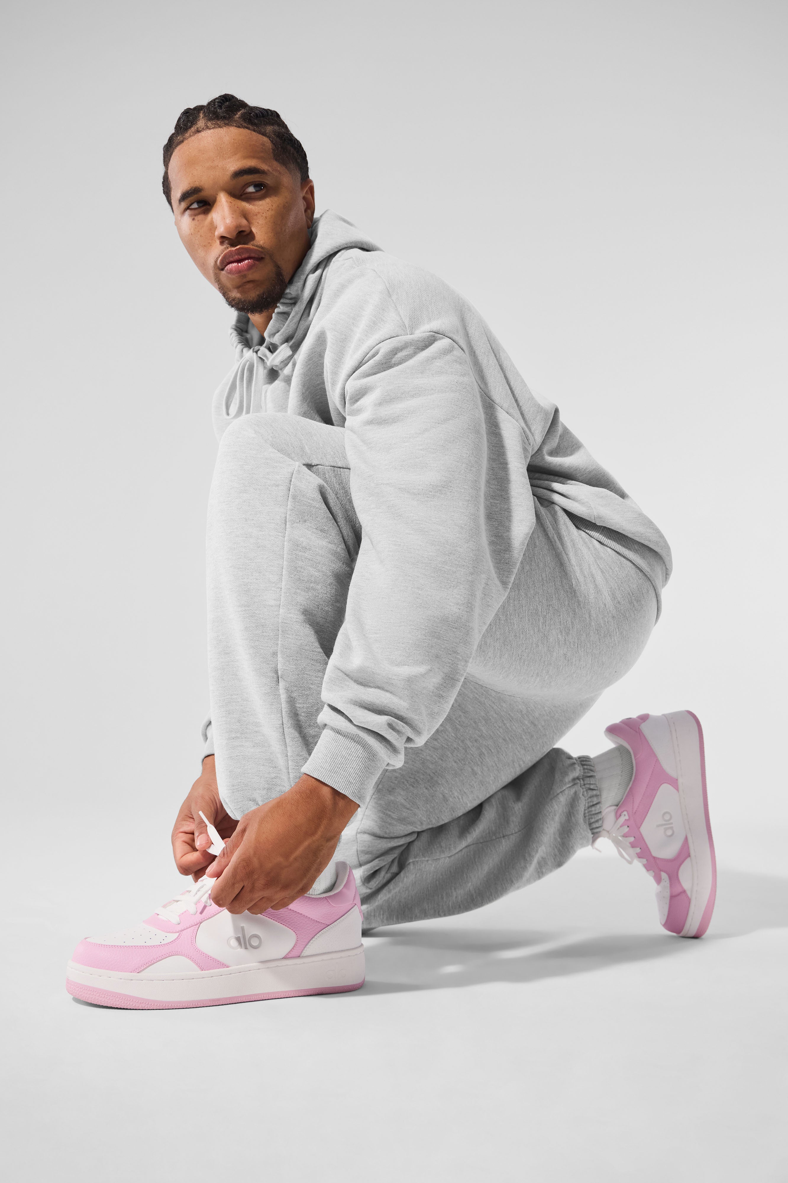 Alo Yoga ALO Recovery Mode Sneaker - Pink/White