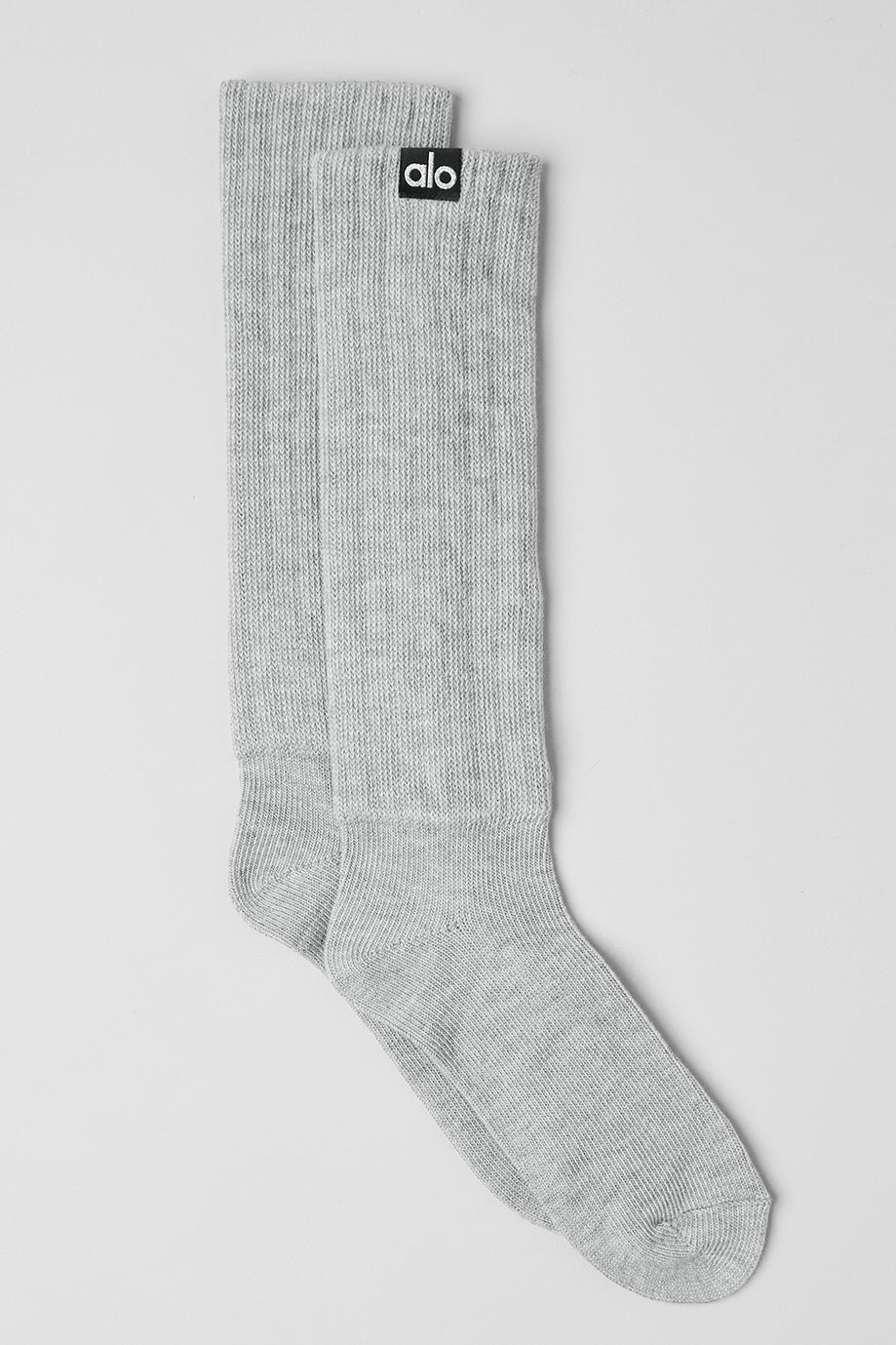 Alo Yoga Unisex Scrunch Sock - Athletic Heather Grey