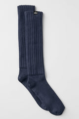 Alo Yoga Unisex Scrunch Sock - Navy