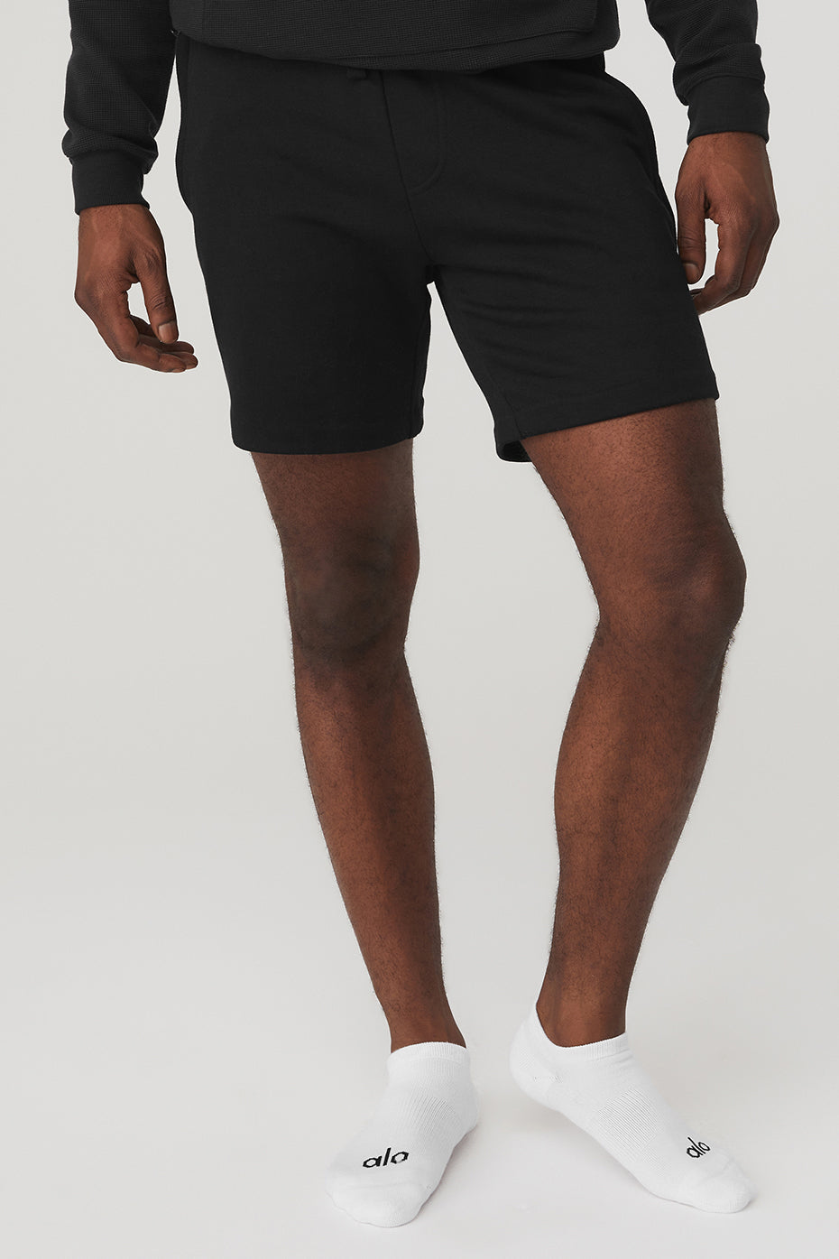 Alo Yoga Unisex Street Sock - White/Black