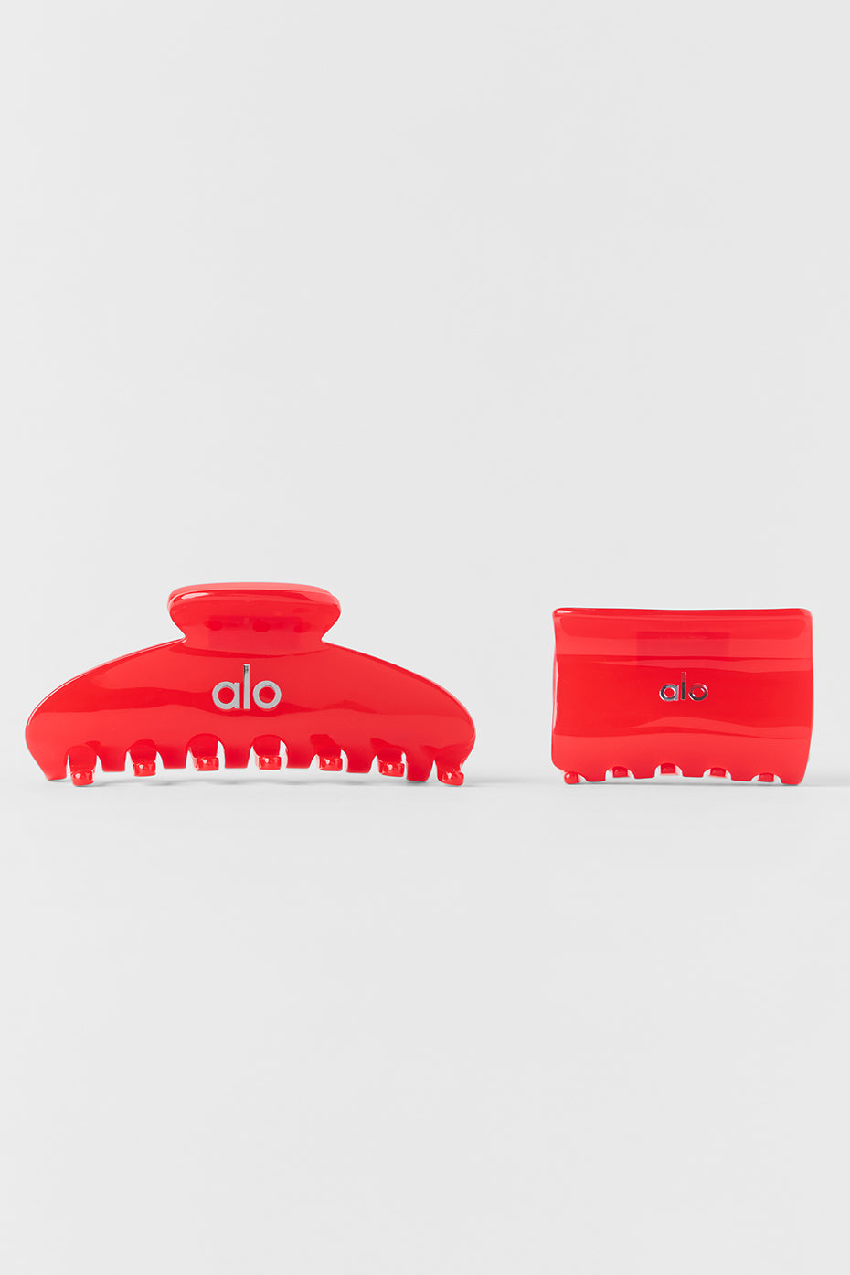 Alo Yoga Effortless Claw Clip (2-Pack) - Bright Red