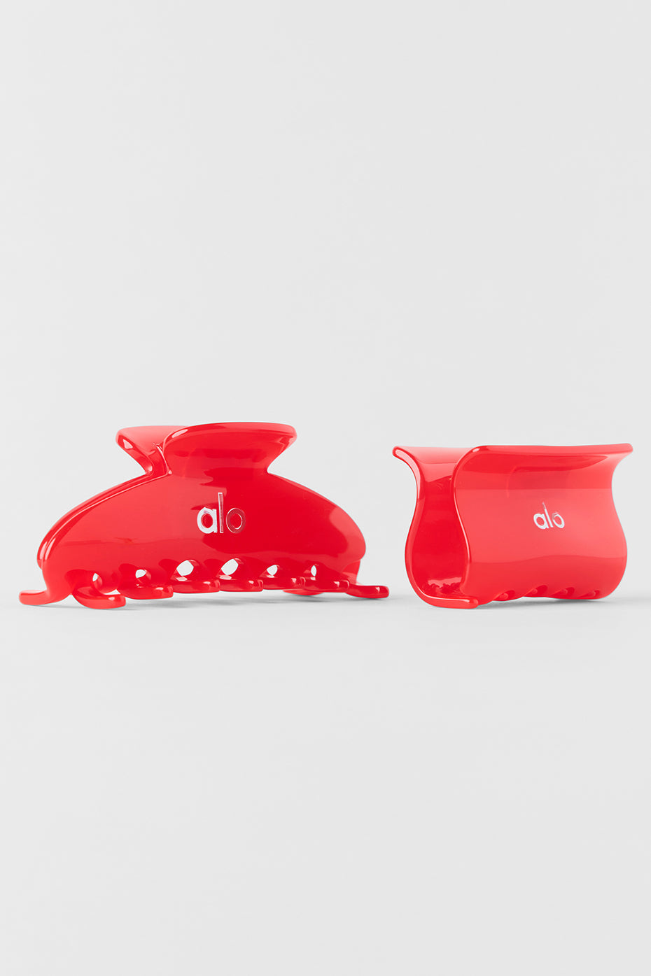 Alo Yoga Effortless Claw Clip (2-Pack) - Bright Red