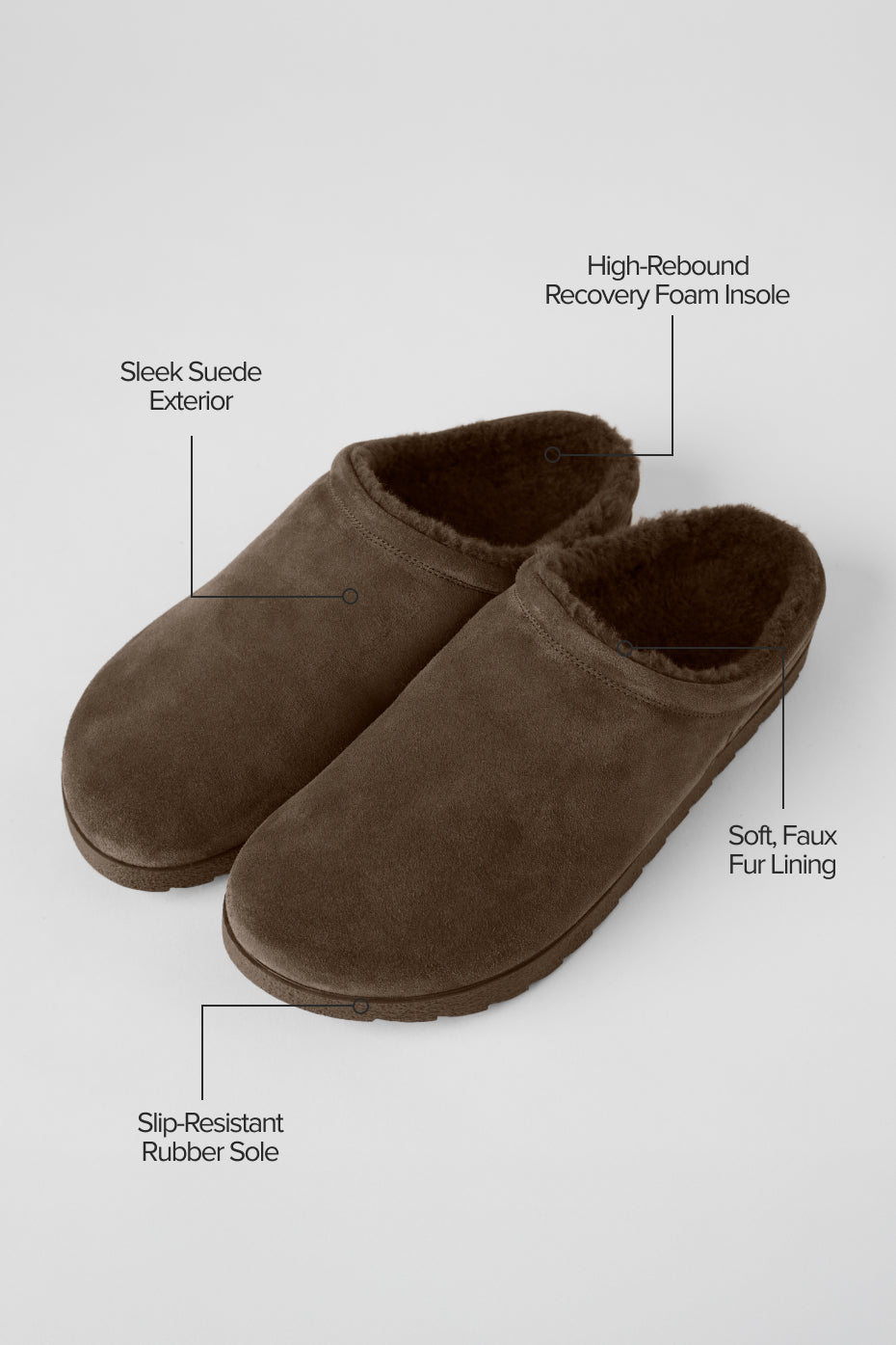 Alo Yoga Recovery Slipper - Espresso