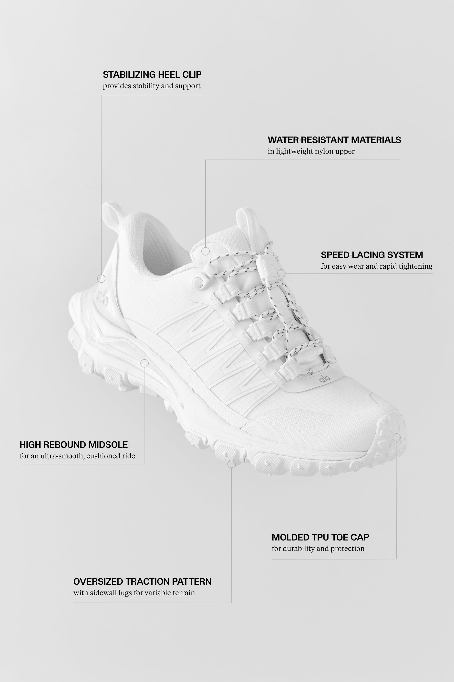 Alo Yoga ALO Trail - White