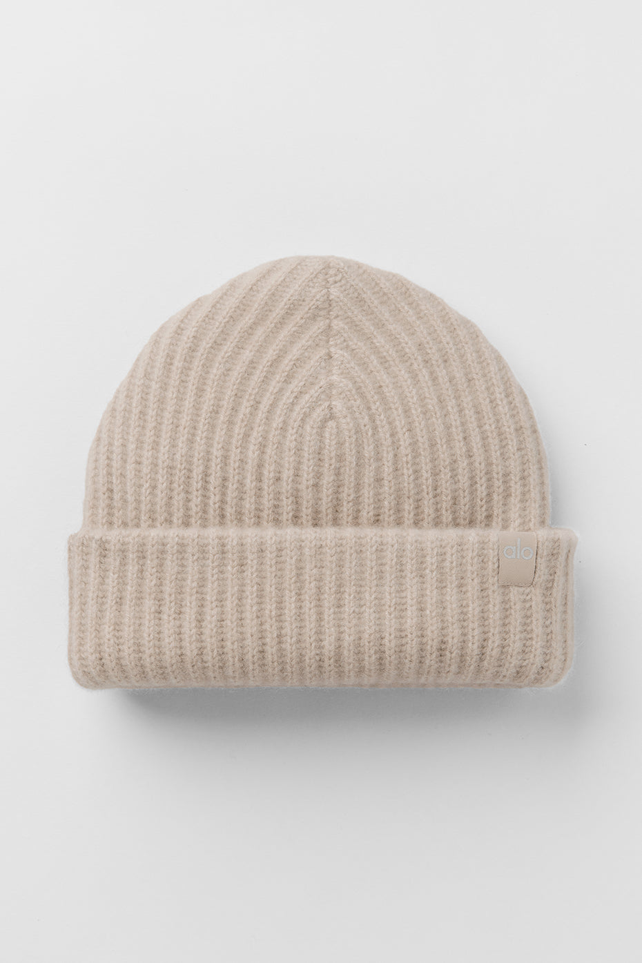 Alo Yoga Courchevel Cashmere Beanie - Oat Heather