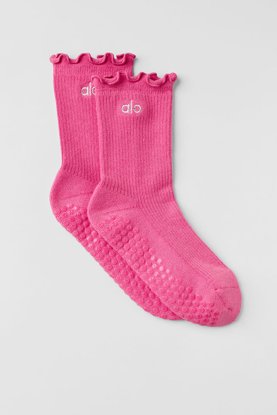 Alo Yoga Lettuce Edge Grip Sock - Paradise Pink