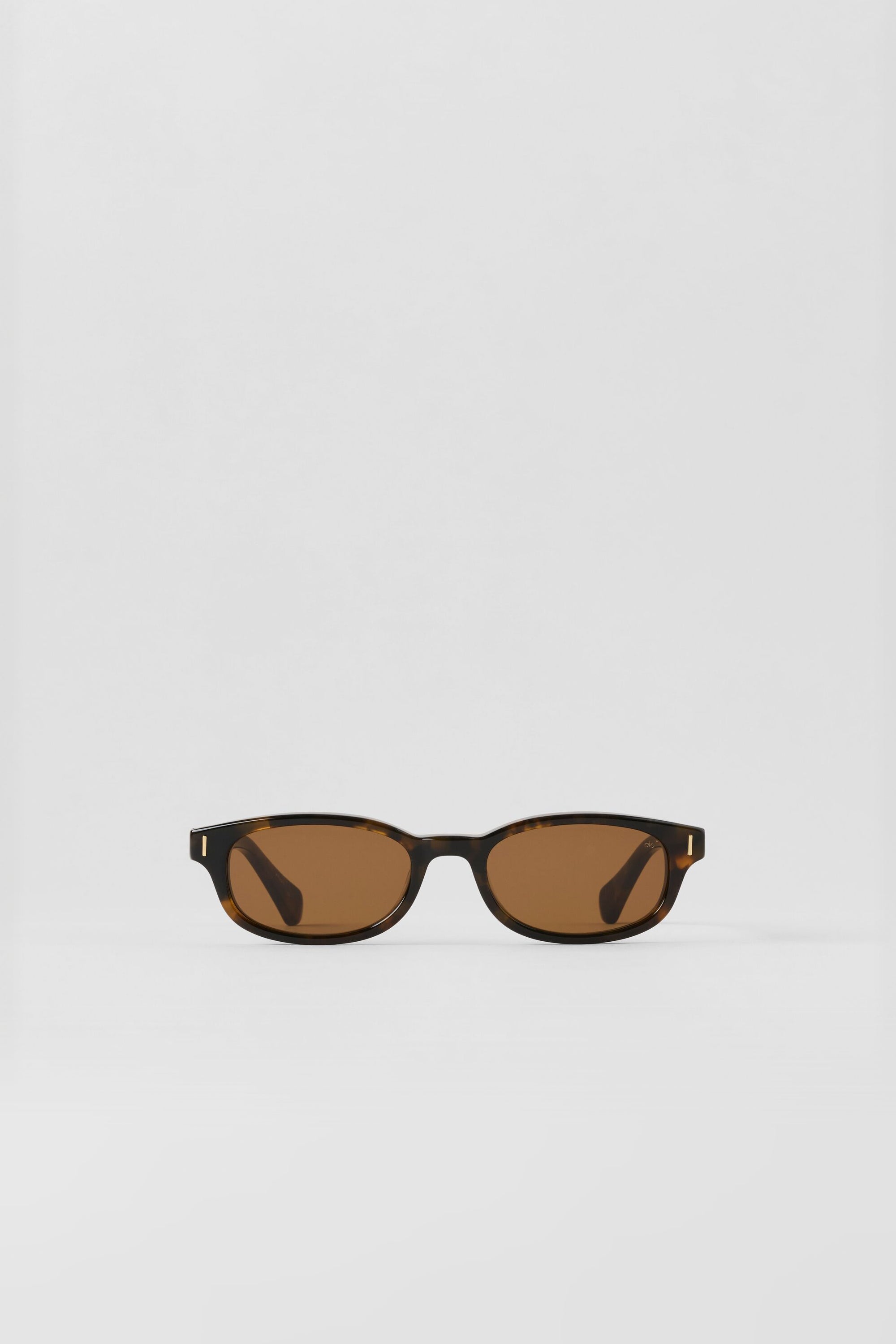 Alo Yoga ALO Skinny Oval Sunglasses - Tortoise
