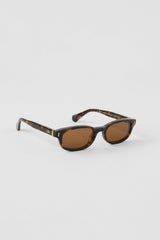 Alo Yoga ALO Skinny Oval Sunglasses - Tortoise