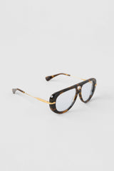 Alo Yoga ALO Aviator Sunglasses - Tortoise/Blue