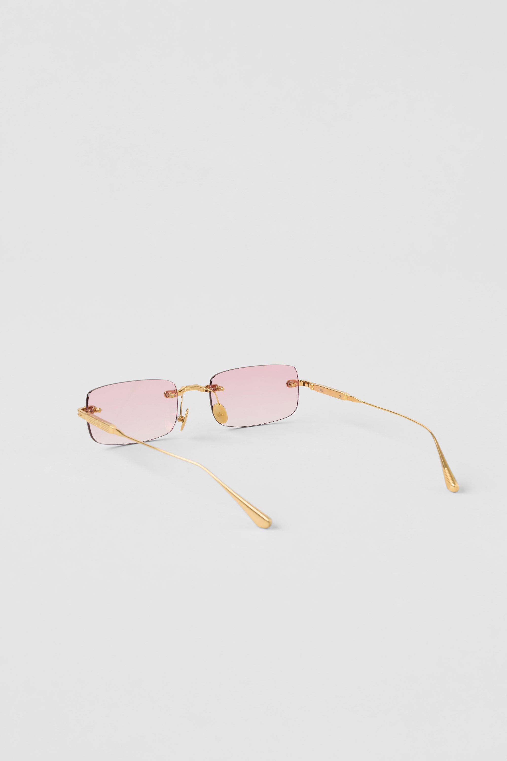 Alo Yoga ALO Wire Frame Sunglasses - Gold/Pink Gradient