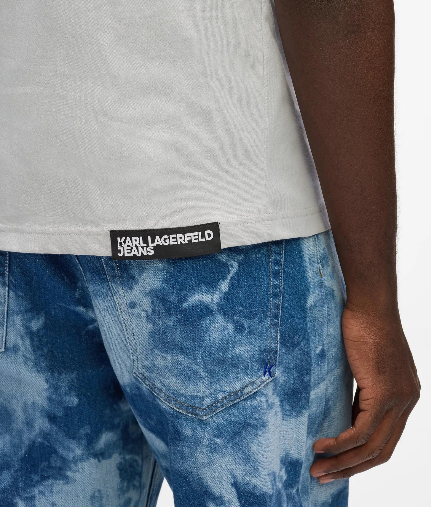 Karl Lagerfeld Slim-Fit T-Shirt Micro Chip