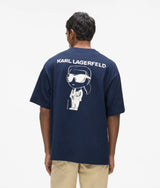 Karl Lagerfeld Ikon T-Shirt Medieval Blue