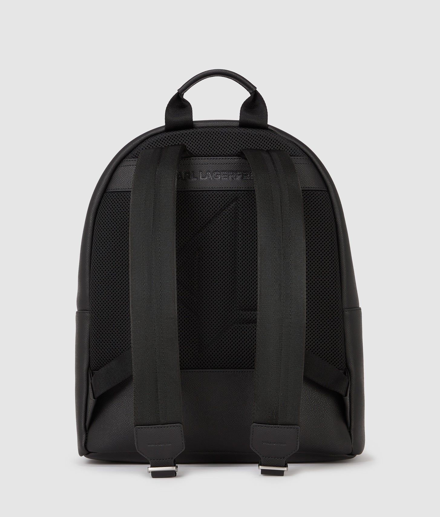 KarlLagerfeld Kmonogram Leather Backpack Black
